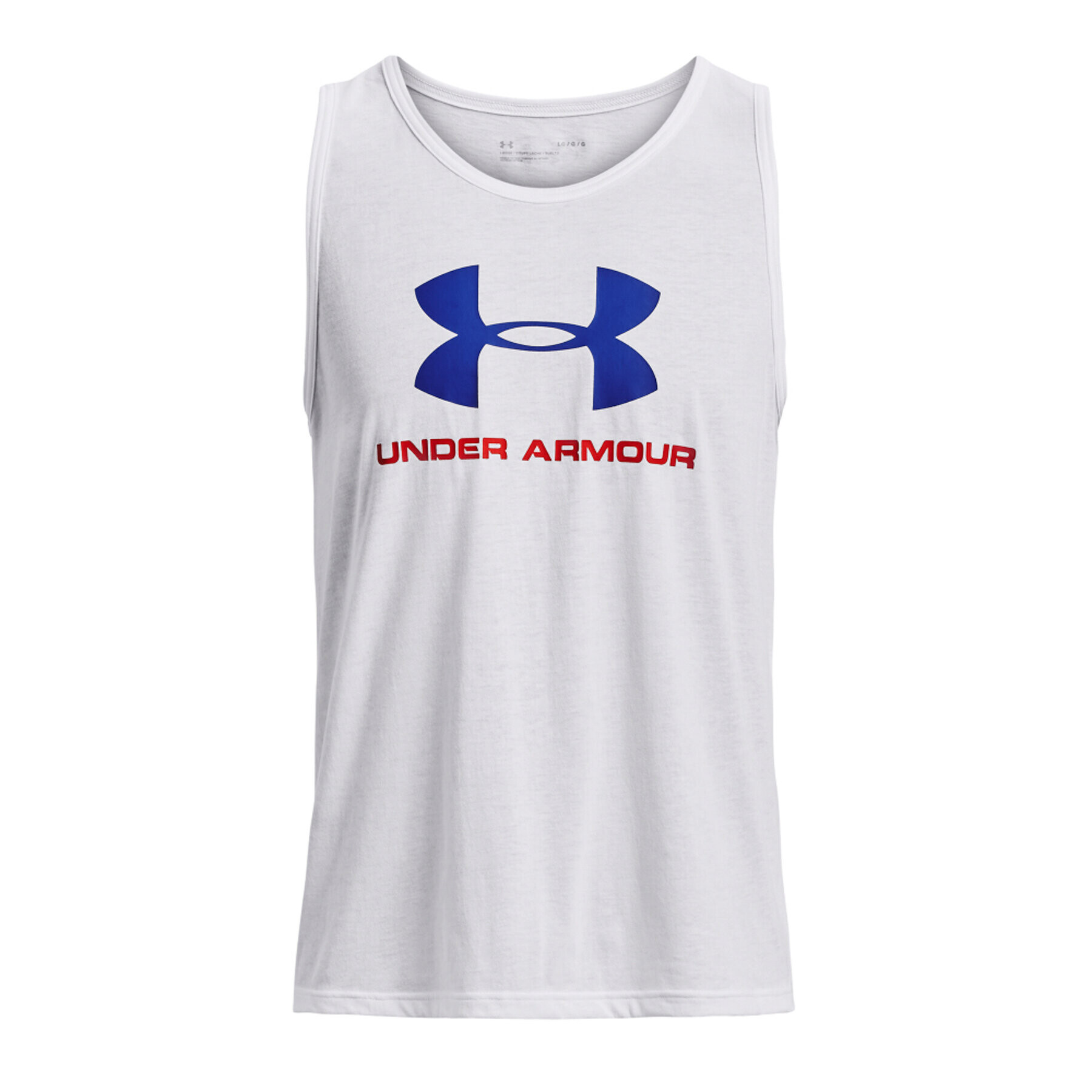 Under Armour Tricou tehnic UA SPORTSTYLE LOGO TANK 1329589 Alb Regular Fit - Pled.ro