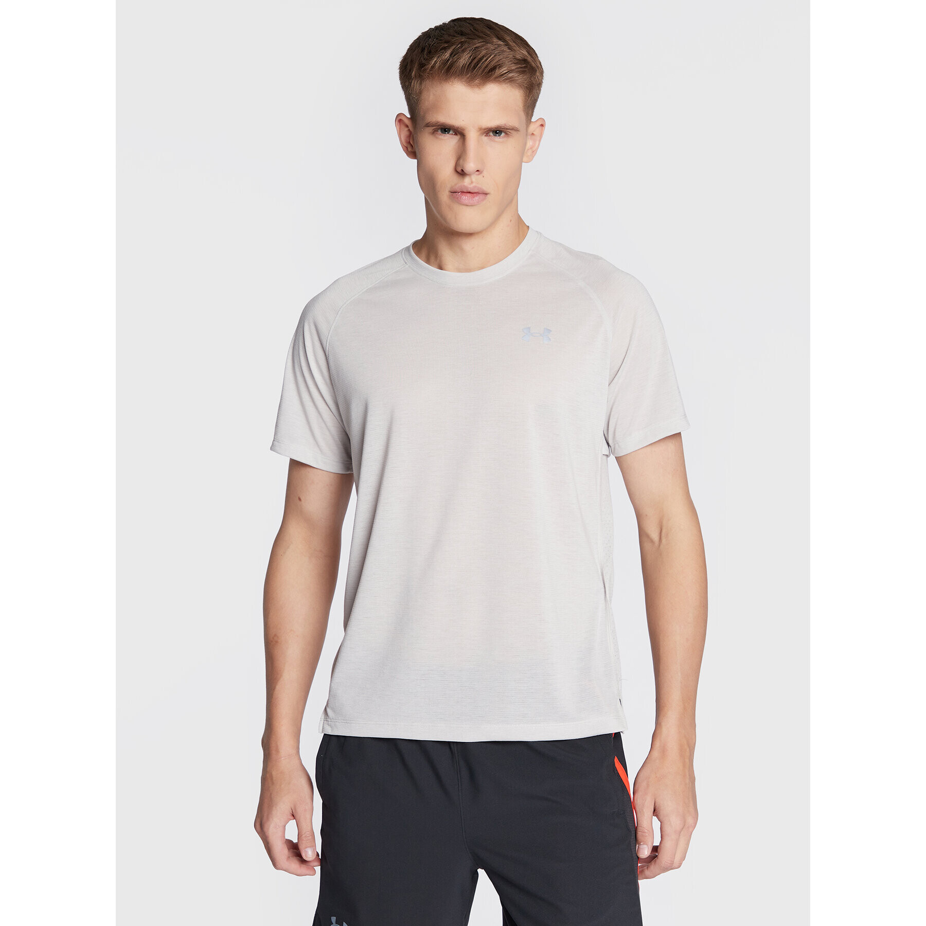 Under Armour Tricou tehnic Ua Streaker 1361469 Gri Regular Fit - Pled.ro