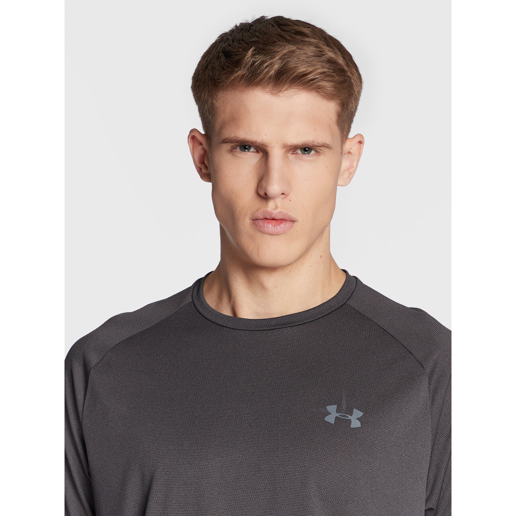 Under Armour Tricou tehnic Ua Tech 2.0 1345317 Gri Loose Fit - Pled.ro