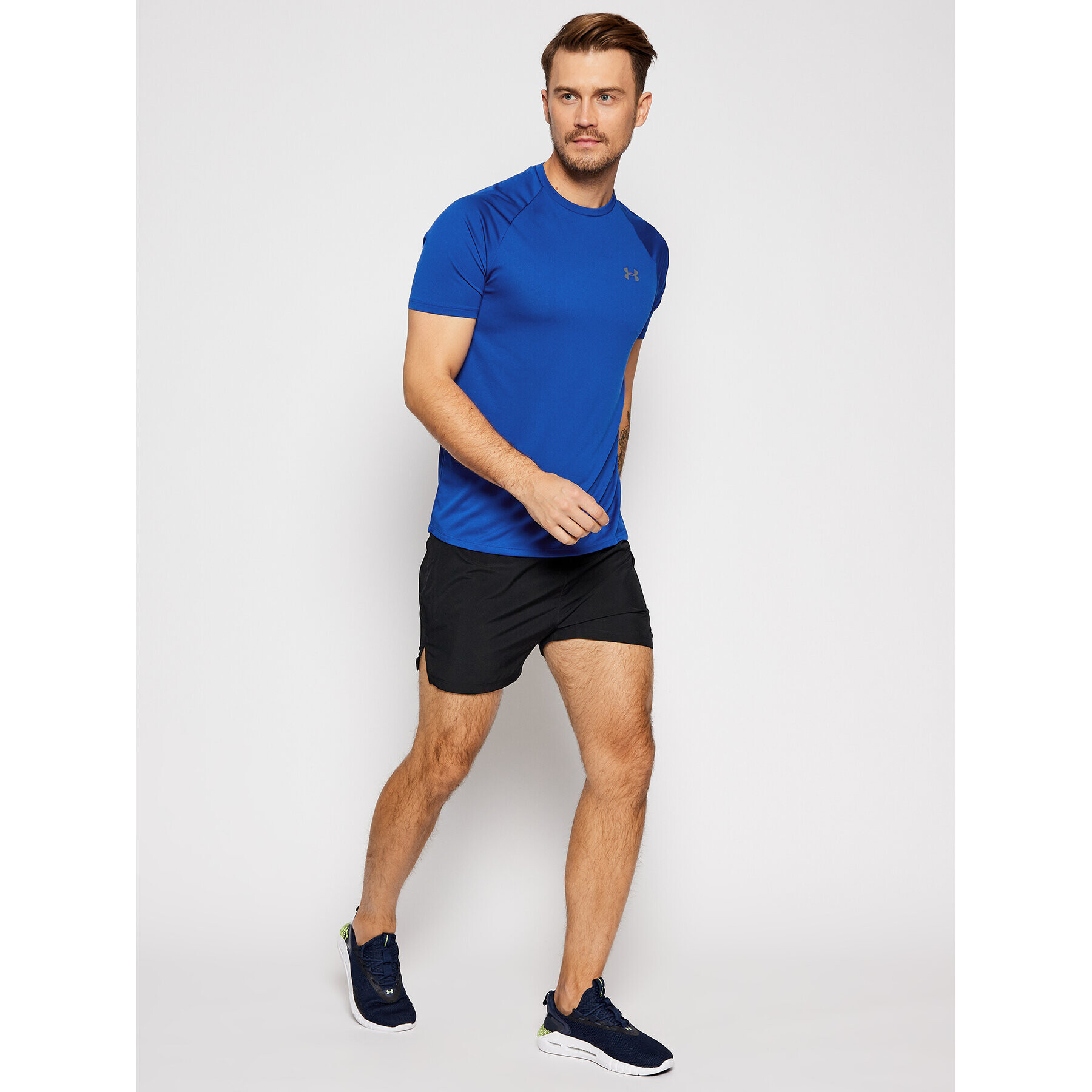 Under Armour Tricou tehnic Ua Tech 2.0 Ss 1326413 Bleumarin Regular Fit - Pled.ro