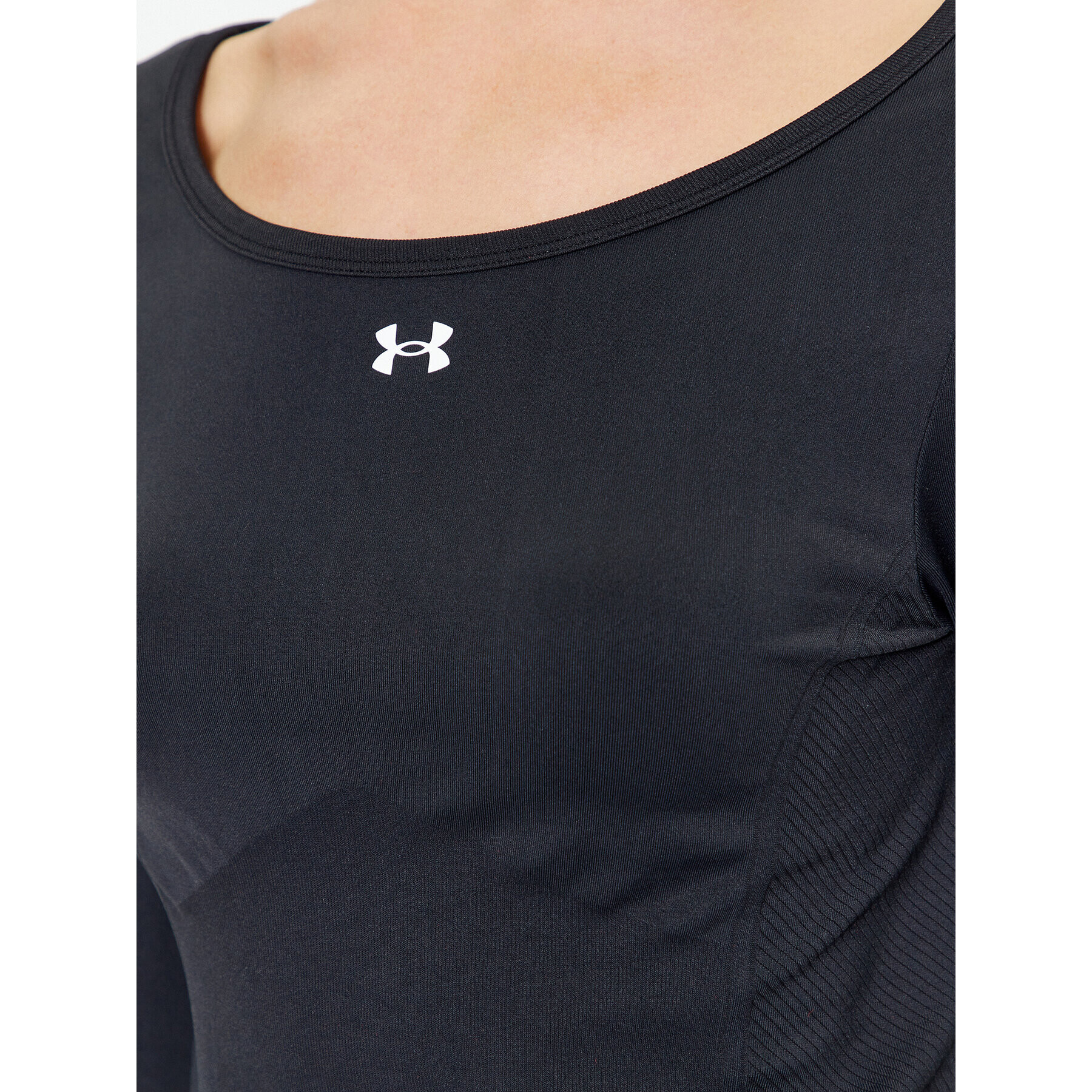 Under Armour Tricou tehnic Ua Train Seamless Ls 1379150 Negru Fitted Fit - Pled.ro