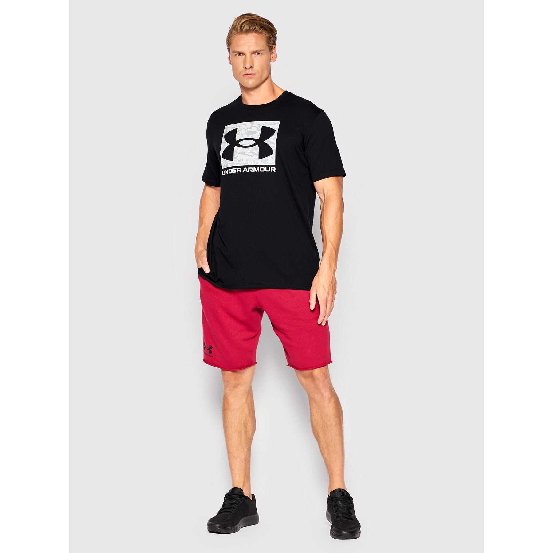 Under Armour Tricou Ua Abc 1361673 Negru Relaxed Fit - Pled.ro