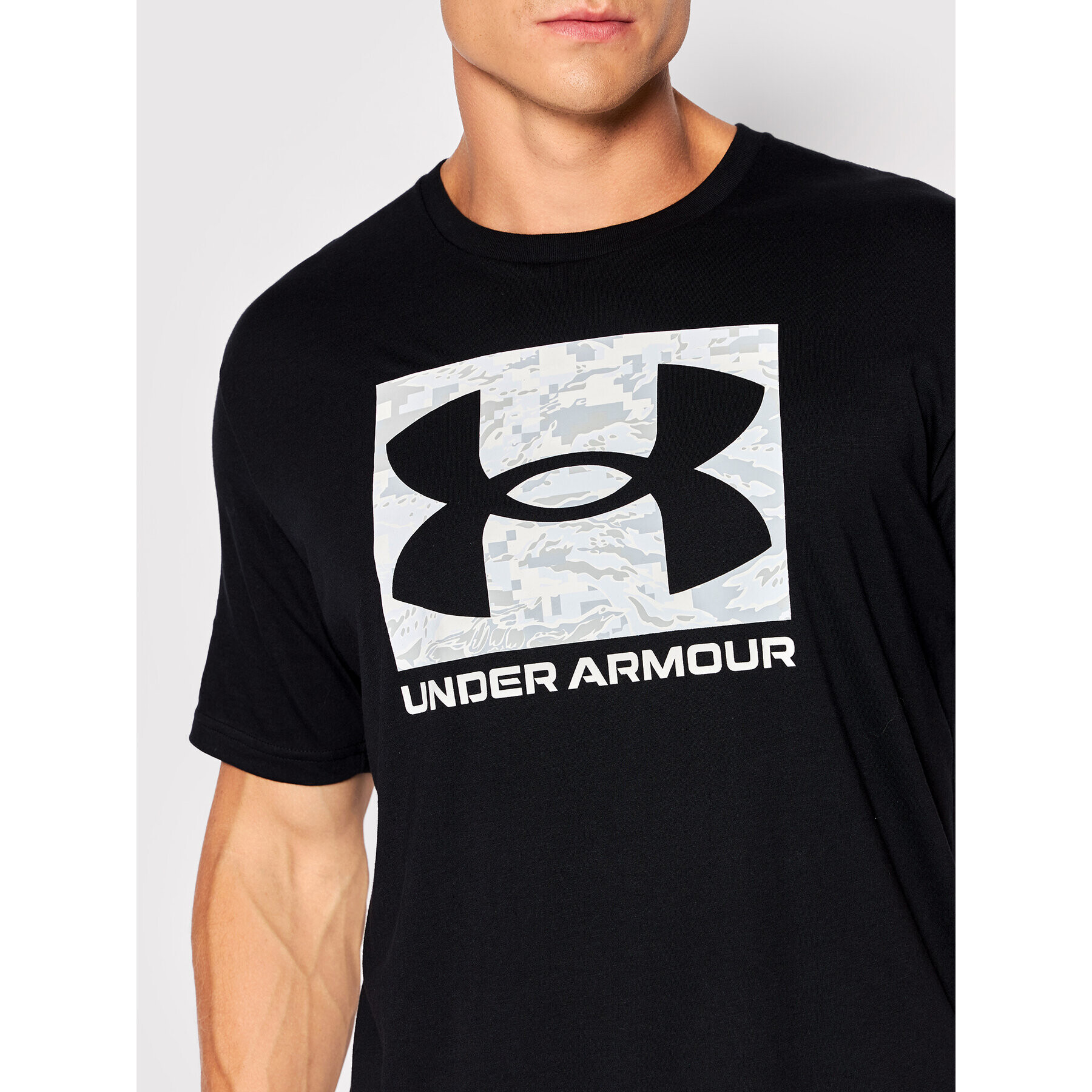 Under Armour Tricou Ua Abc 1361673 Negru Relaxed Fit - Pled.ro