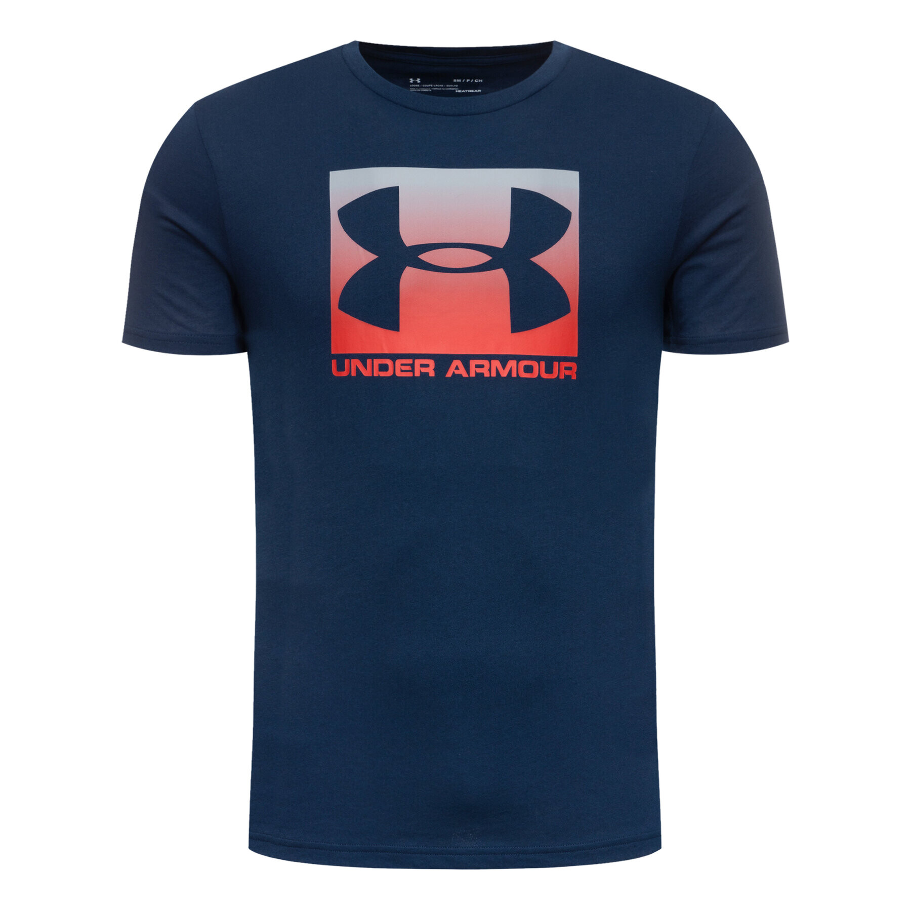 Under Armour Tricou Ua Boxed Sportstyle 1329581 Bleumarin Loose Fit - Pled.ro