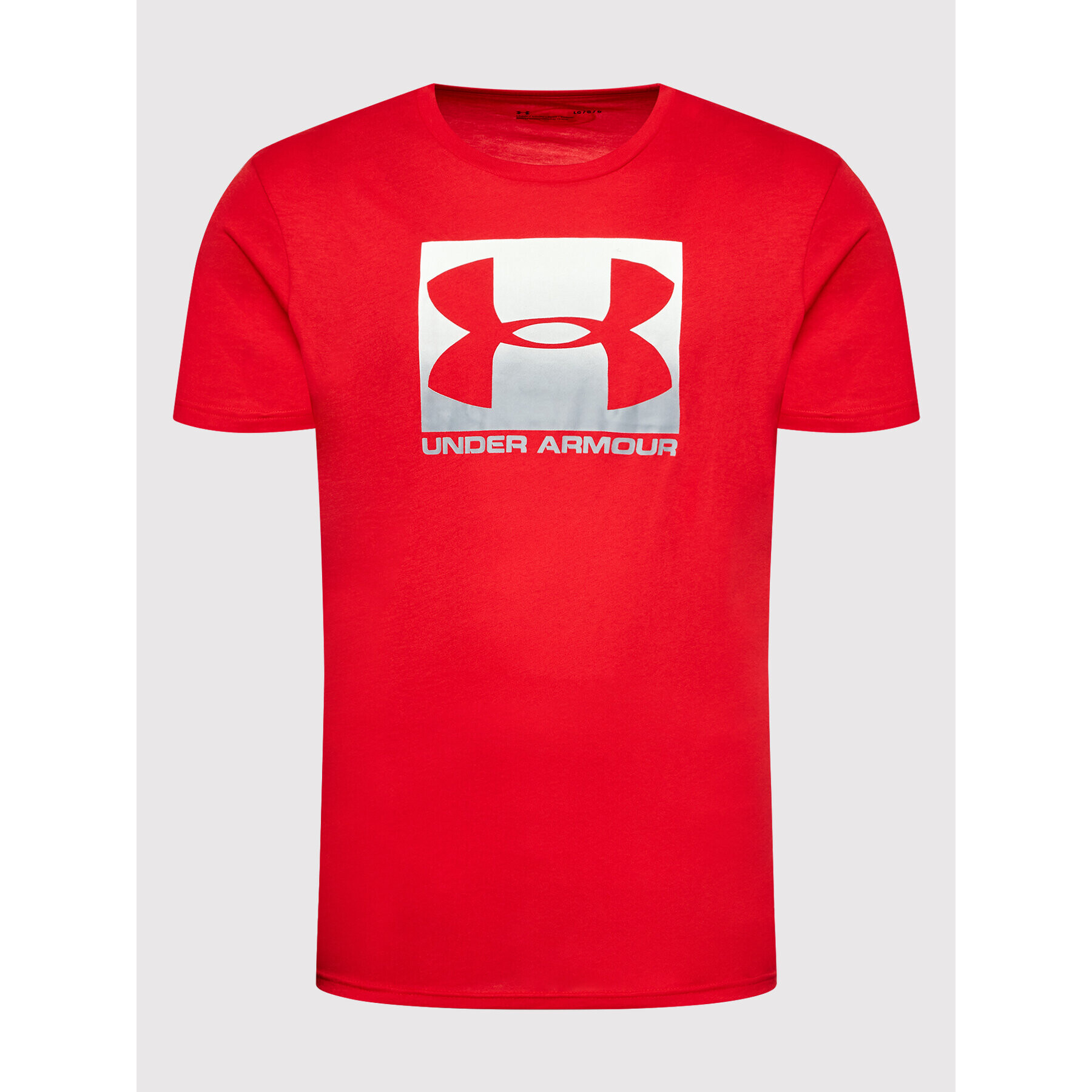 Under Armour Tricou Ua Boxed Sportstyle 1329581 Roșu Loose Fit - Pled.ro