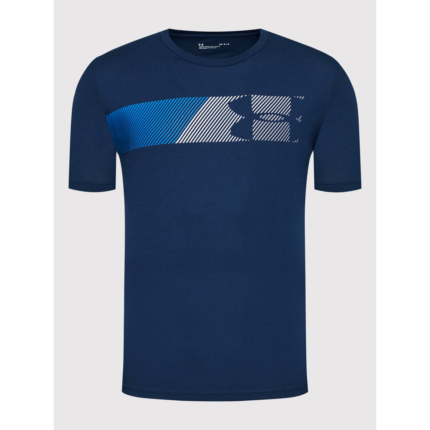 Under Armour Tricou Ua Fast Left Chest 1329584 Bleumarin Loose Fit - Pled.ro