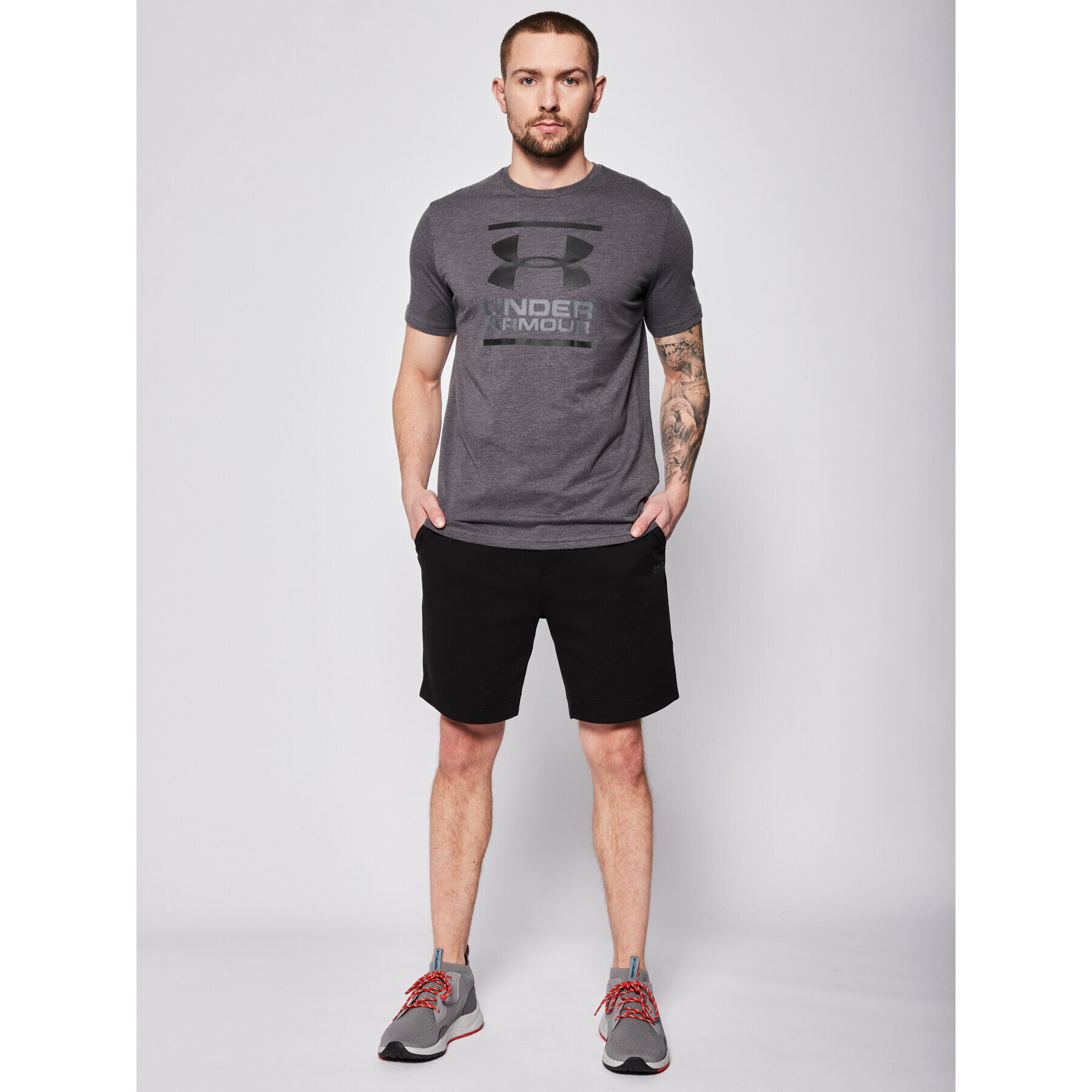 Under Armour Tricou Ua Gl Foundation 1326849 Gri Loose Fit - Pled.ro