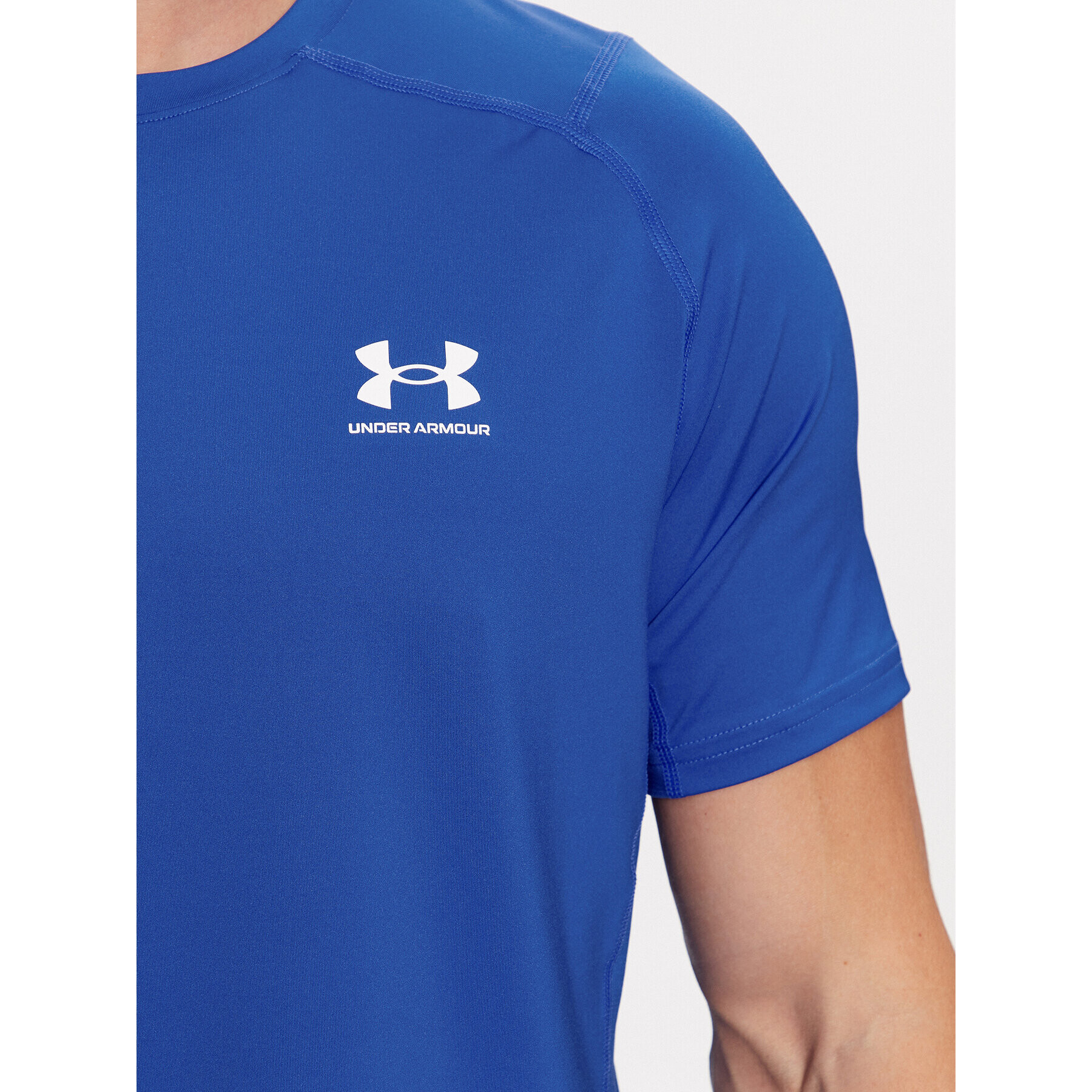 Under Armour Tricou Ua Hg Armour Fitted Ss 1361683 Albastru Fitted Fit - Pled.ro