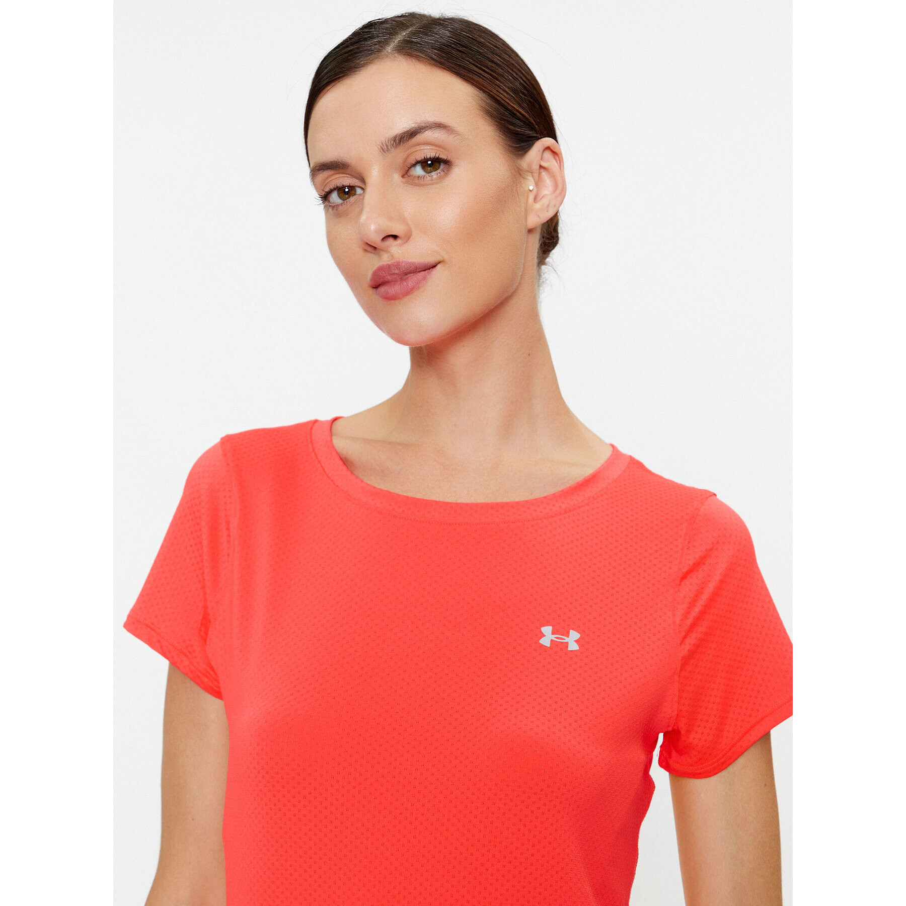 Under Armour Tricou Ua Hg Armour Ss 1328964 Roșu Fitted Fit - Pled.ro