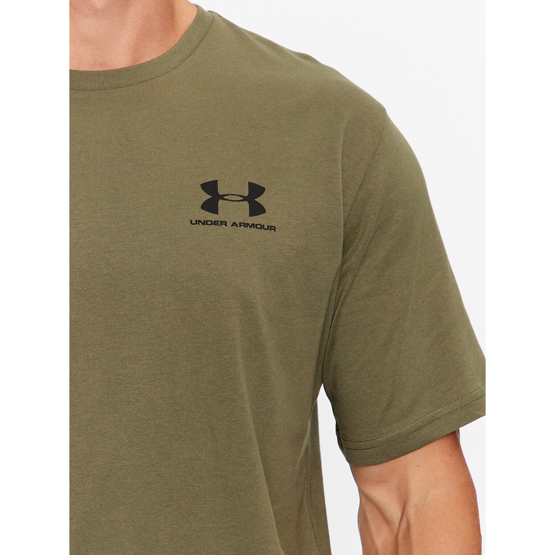 Under Armour Tricou Ua M Sportstyle Lc Ss 1326799 Kaki Loose Fit - Pled.ro