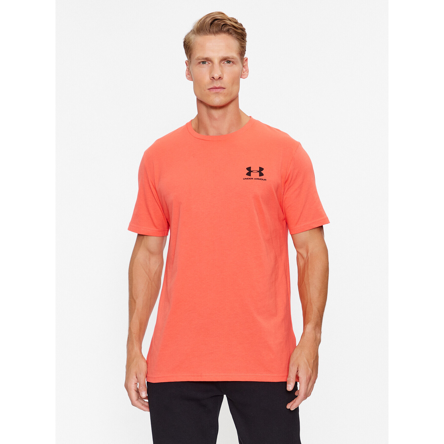 Under Armour Tricou Ua M Sportstyle Lc Ss 1326799 Roșu Loose Fit - Pled.ro