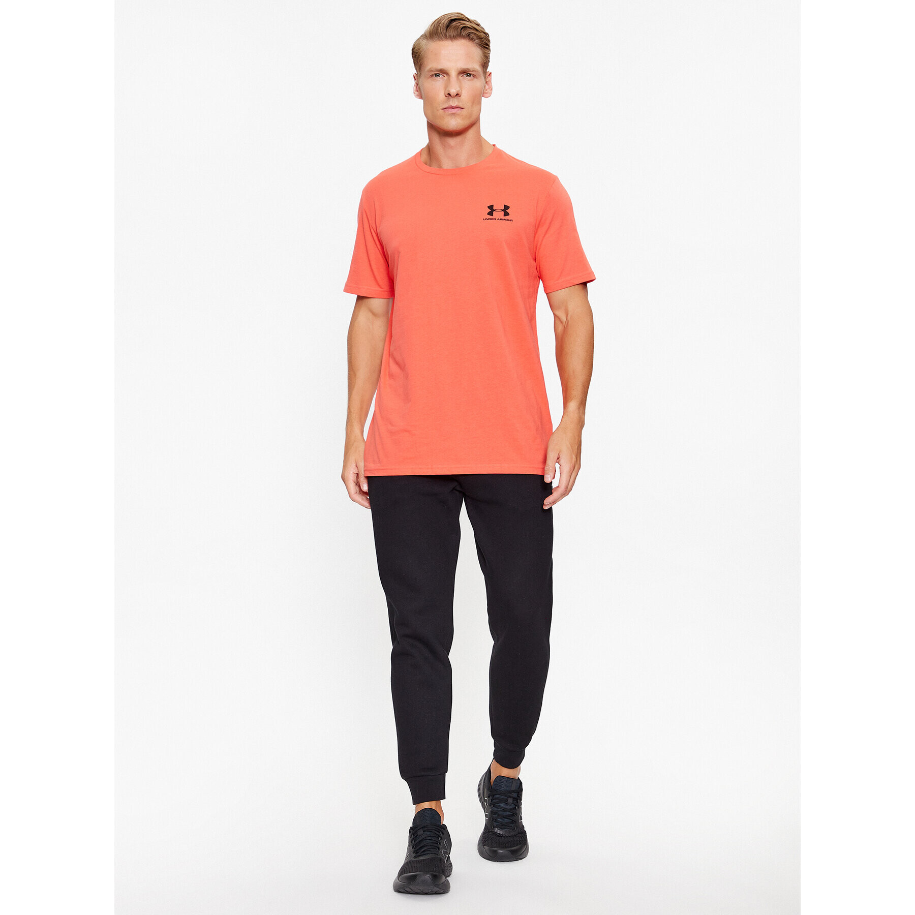 Under Armour Tricou Ua M Sportstyle Lc Ss 1326799 Roșu Loose Fit - Pled.ro