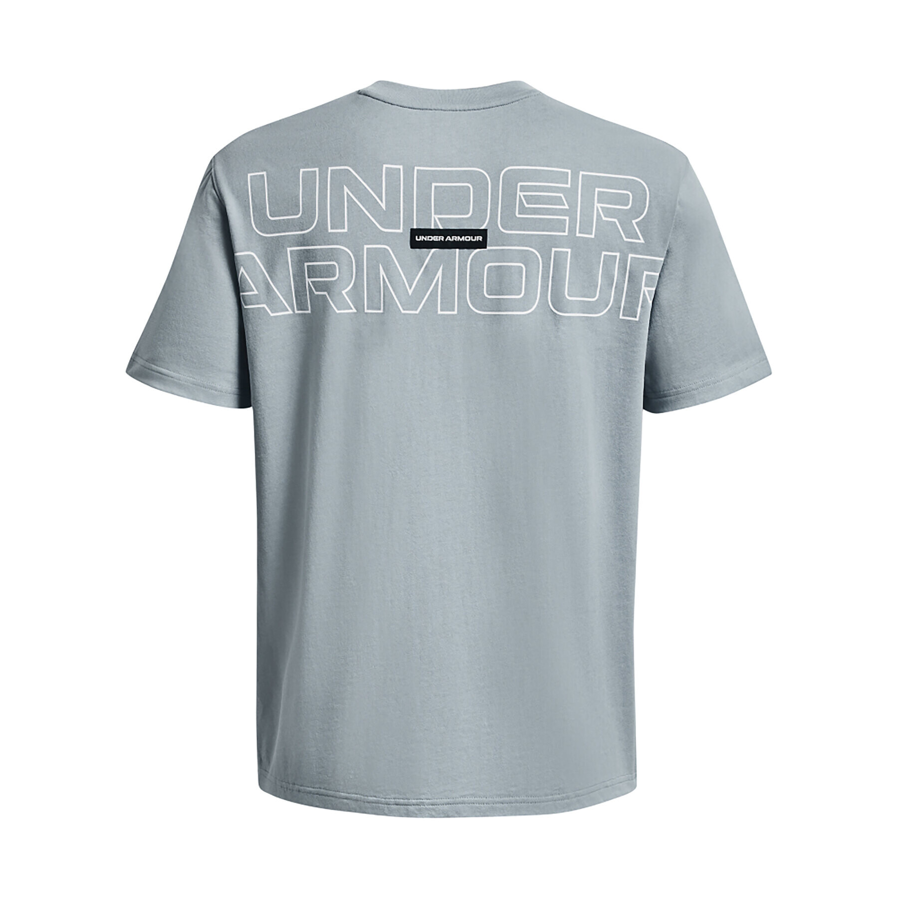 Under Armour Tricou UA OUTLINE HEAVYWEIGHT SS 1379109 Albastru Regular Fit - Pled.ro