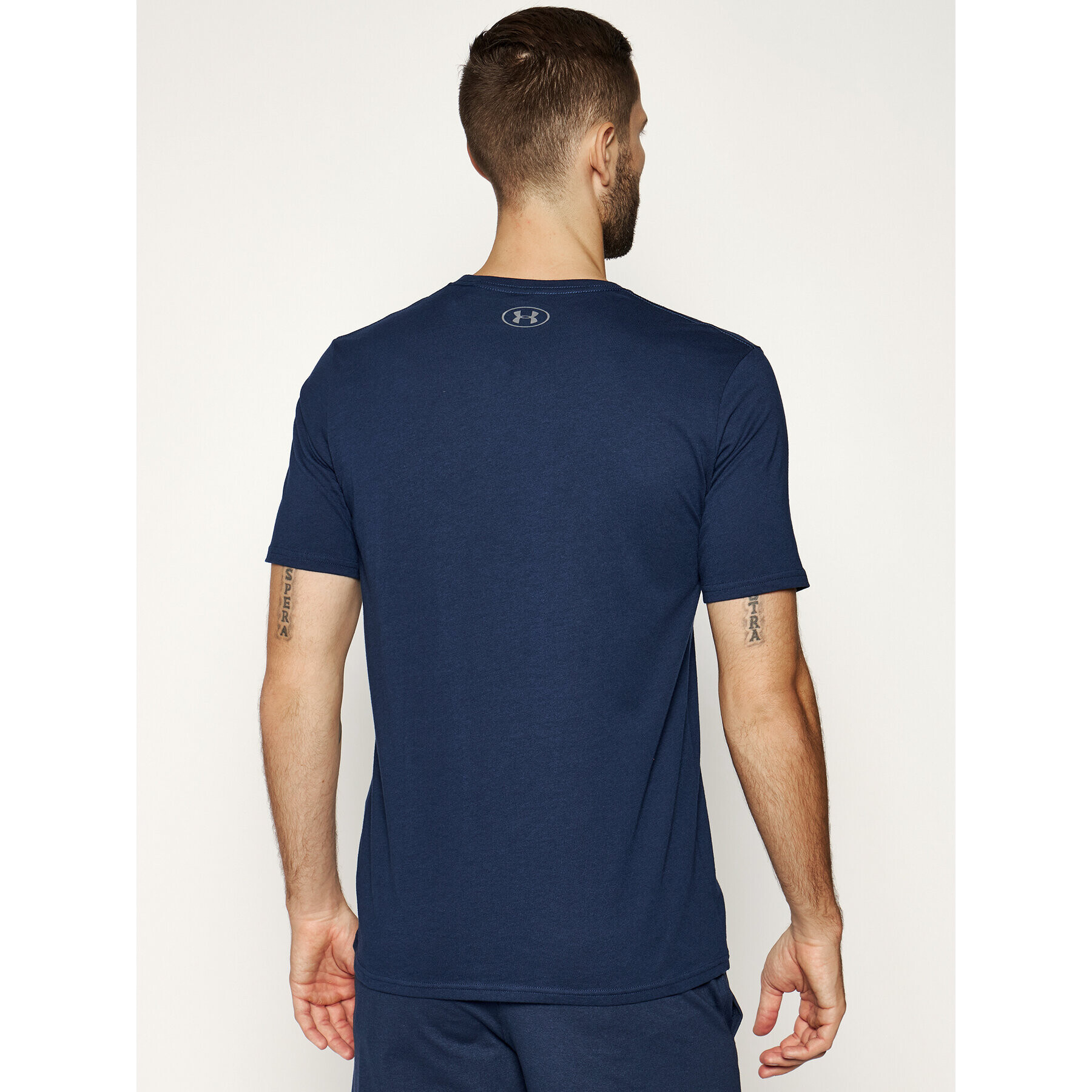 Under Armour Tricou Ua Sportstyle Logo 1329590 Bleumarin Loose Fit - Pled.ro