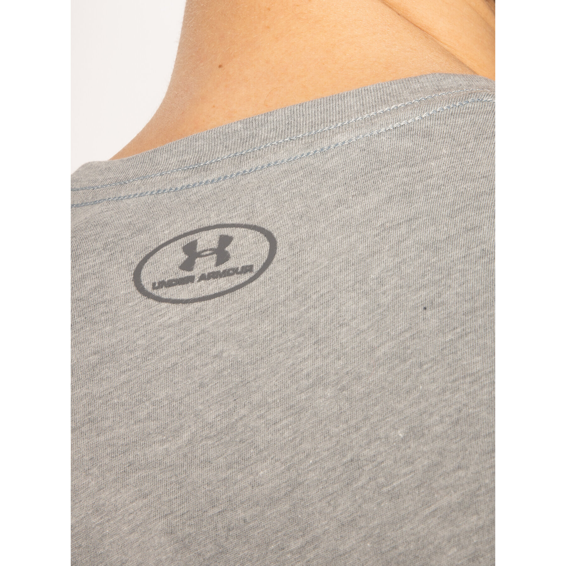 Under Armour Tricou Ua Sportstyle Logo 1329590 Gri Regular Fit - Pled.ro