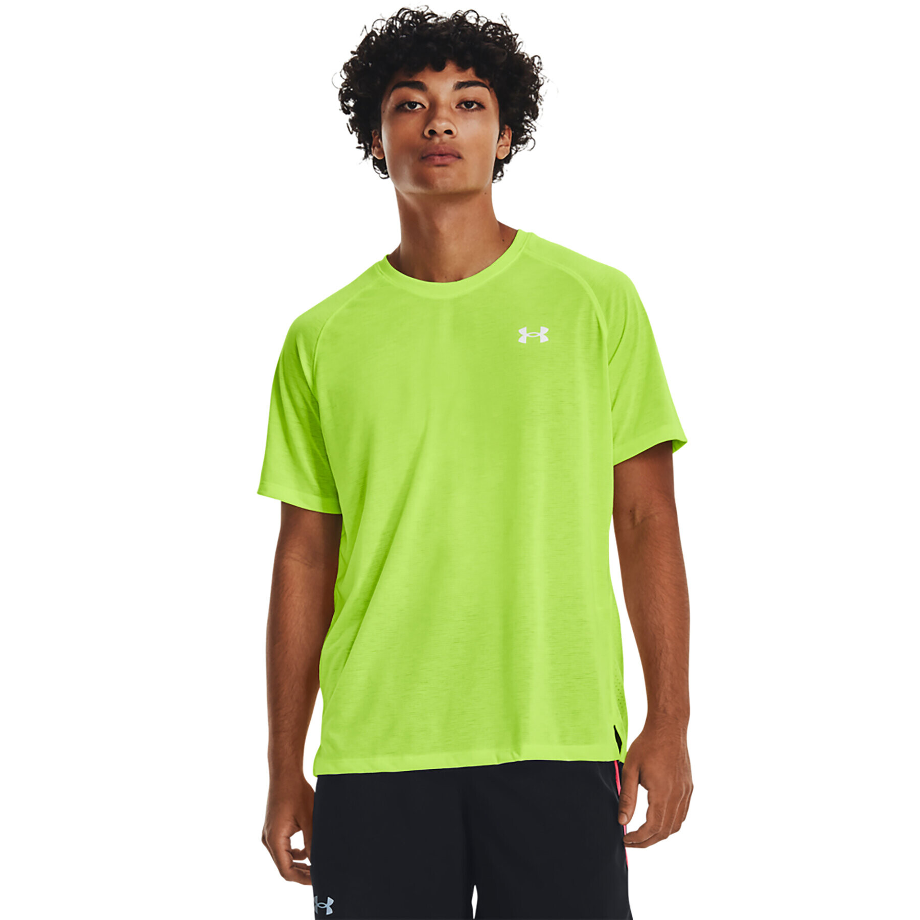 Under Armour Tricou UA STREAKER TEE 1361469 Verde Regular Fit - Pled.ro