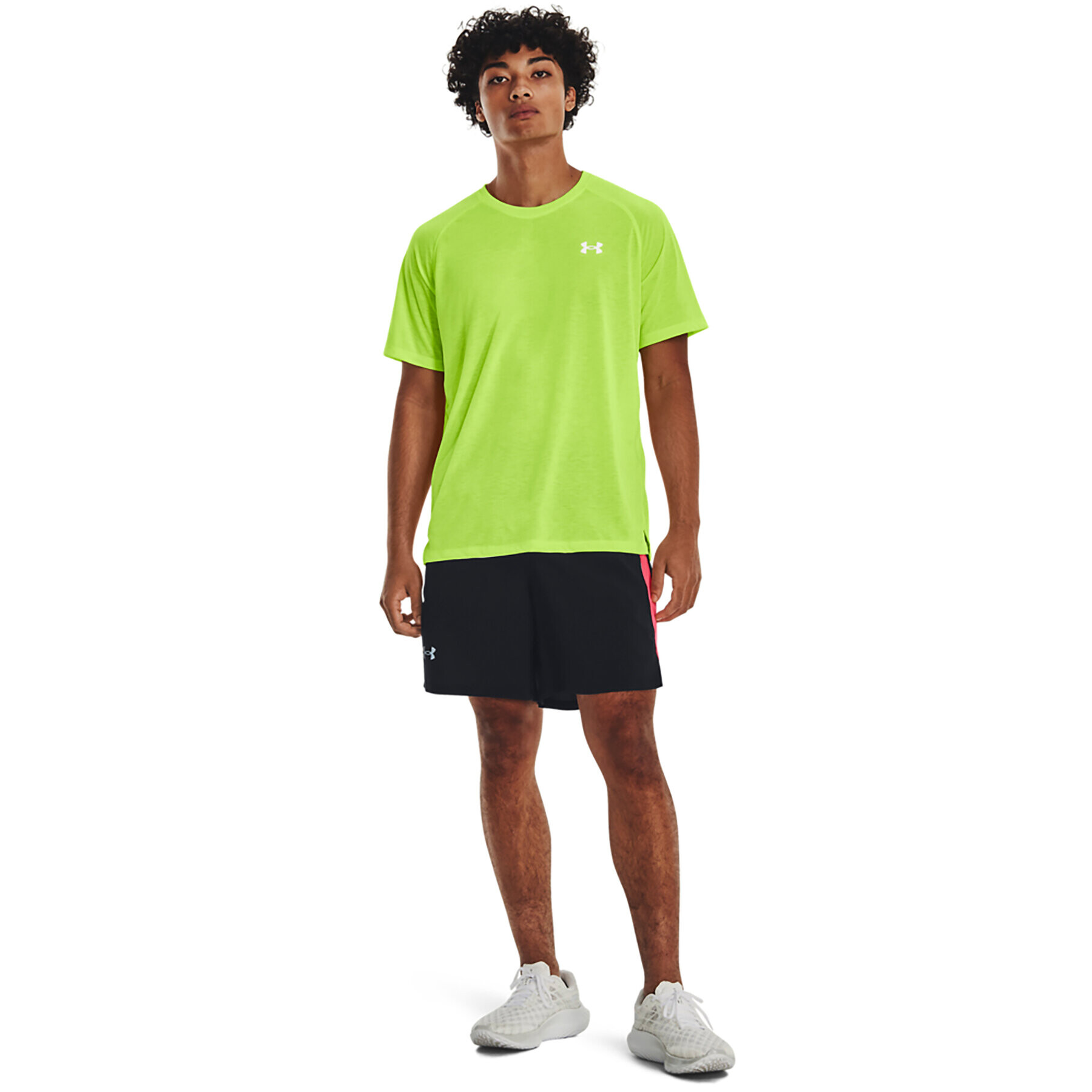 Under Armour Tricou UA STREAKER TEE 1361469 Verde Regular Fit - Pled.ro