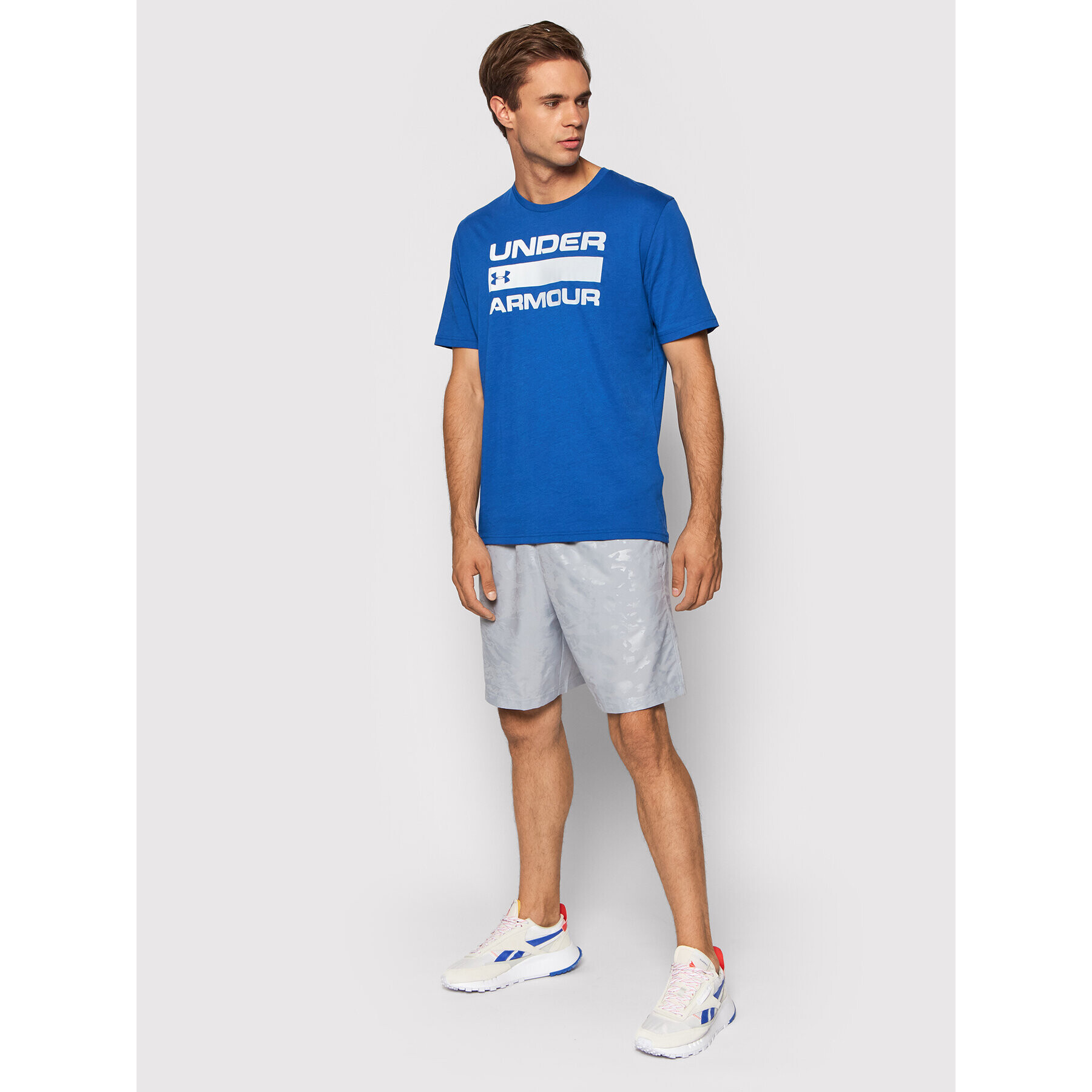 Under Armour Tricou Ua Team Issue Wordmark 1329582 Albastru Loose Fit - Pled.ro