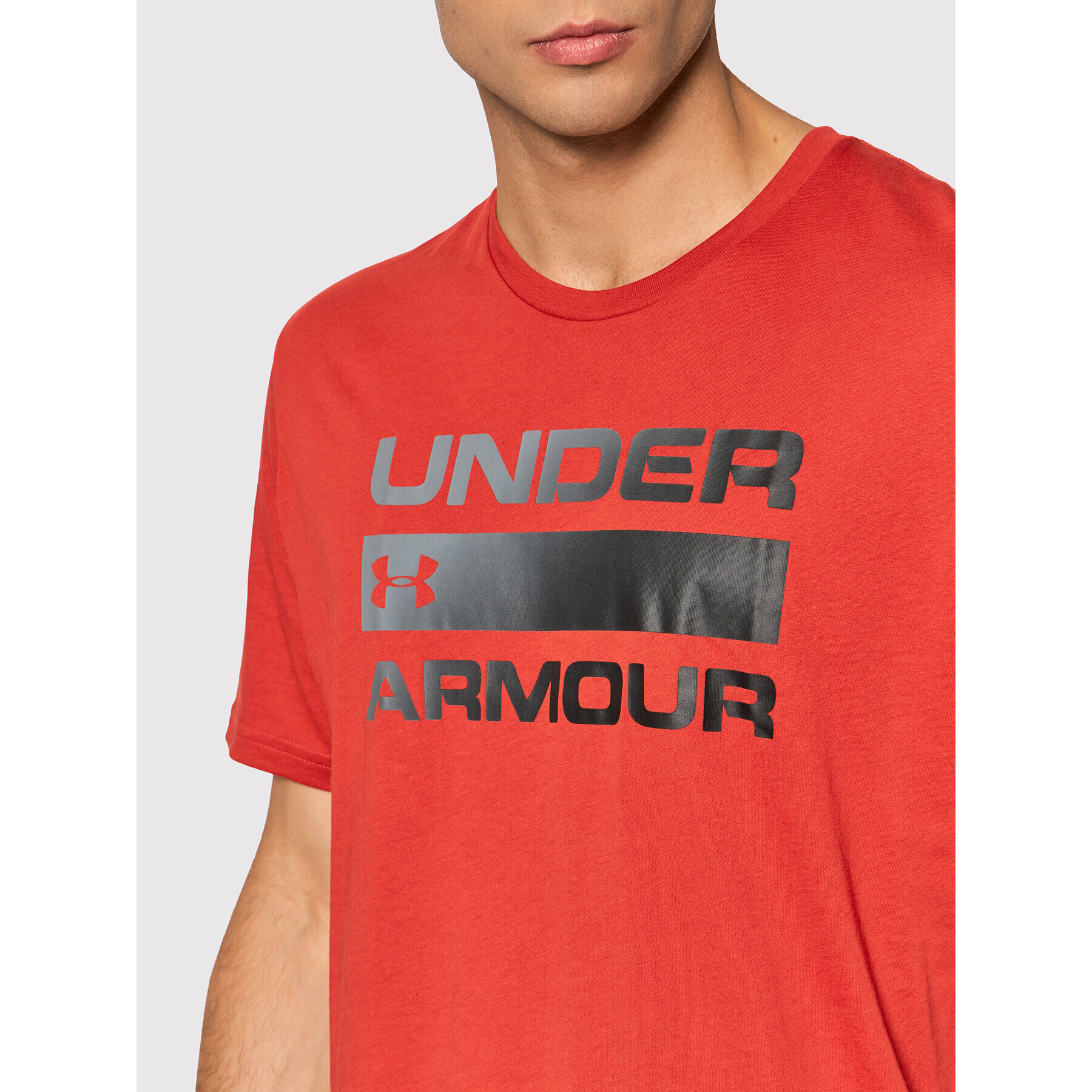 Under Armour Tricou Ua Team Issue Wordmark 1329582 Roșu Loose Fit - Pled.ro