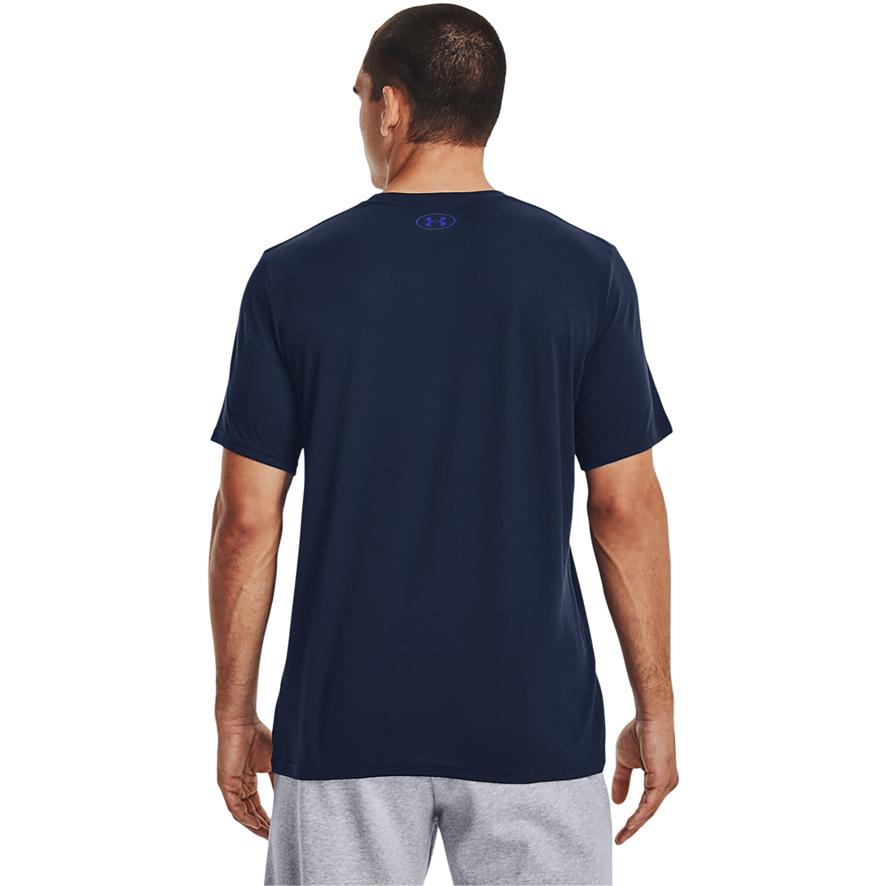 Under Armour Tricou UA TEAM ISSUE WORDMARK SS 1329582 Bleumarin Regular Fit - Pled.ro