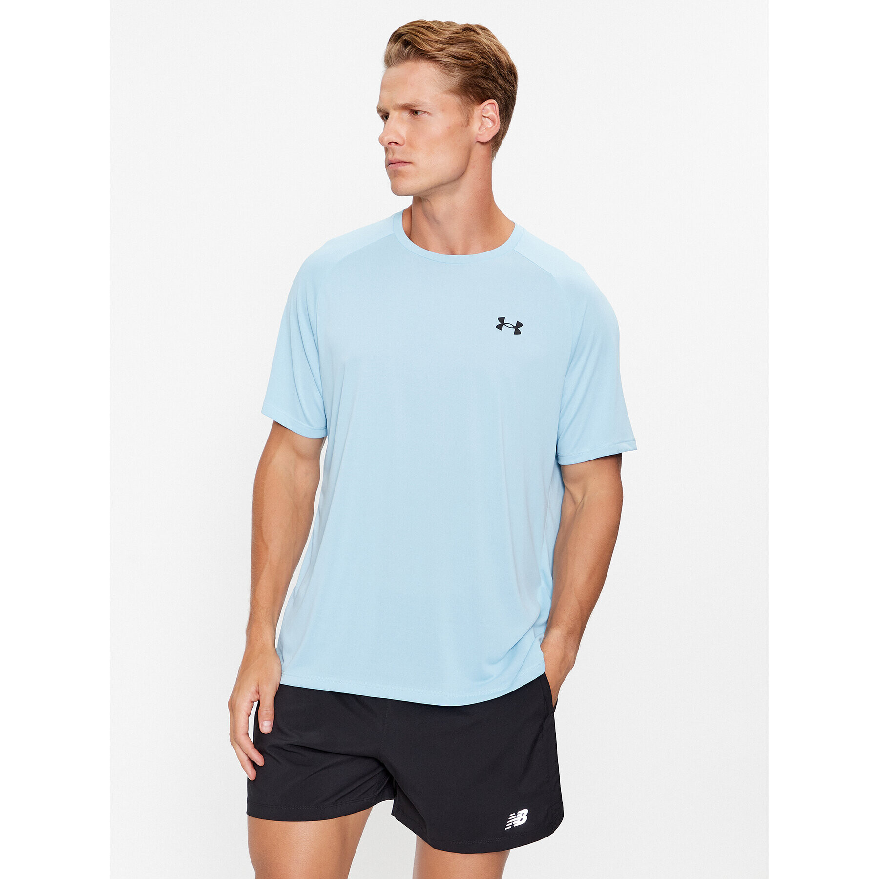 Under Armour Tricou Ua Tech 2.0 Ss Tee 1326413 Albastru Loose Fit - Pled.ro