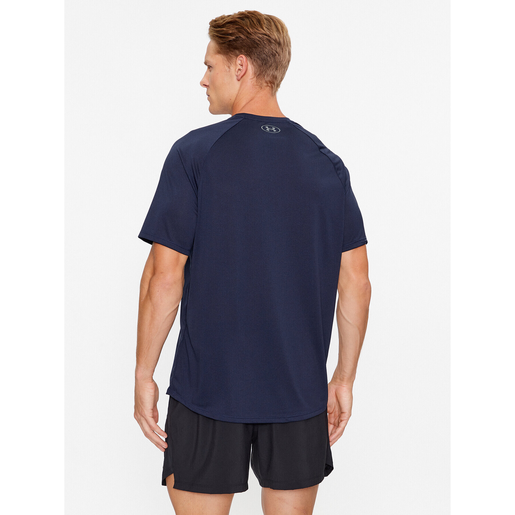 Under Armour Tricou Ua Tech 2.0 Ss Tee Novelty 1345317 Bleumarin Loose Fit - Pled.ro