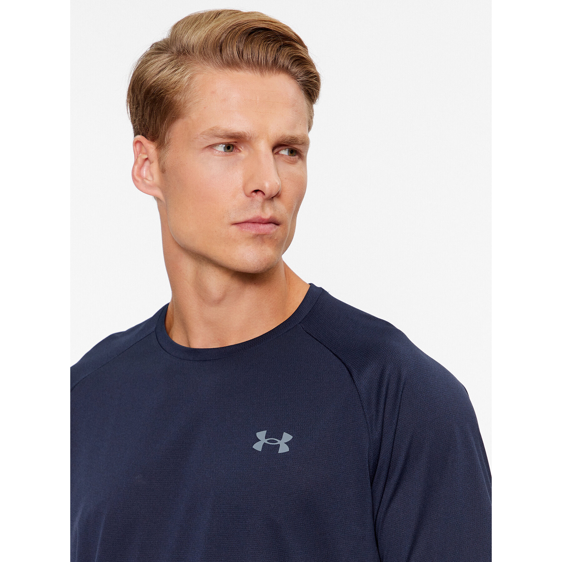 Under Armour Tricou Ua Tech 2.0 Ss Tee Novelty 1345317 Bleumarin Loose Fit - Pled.ro