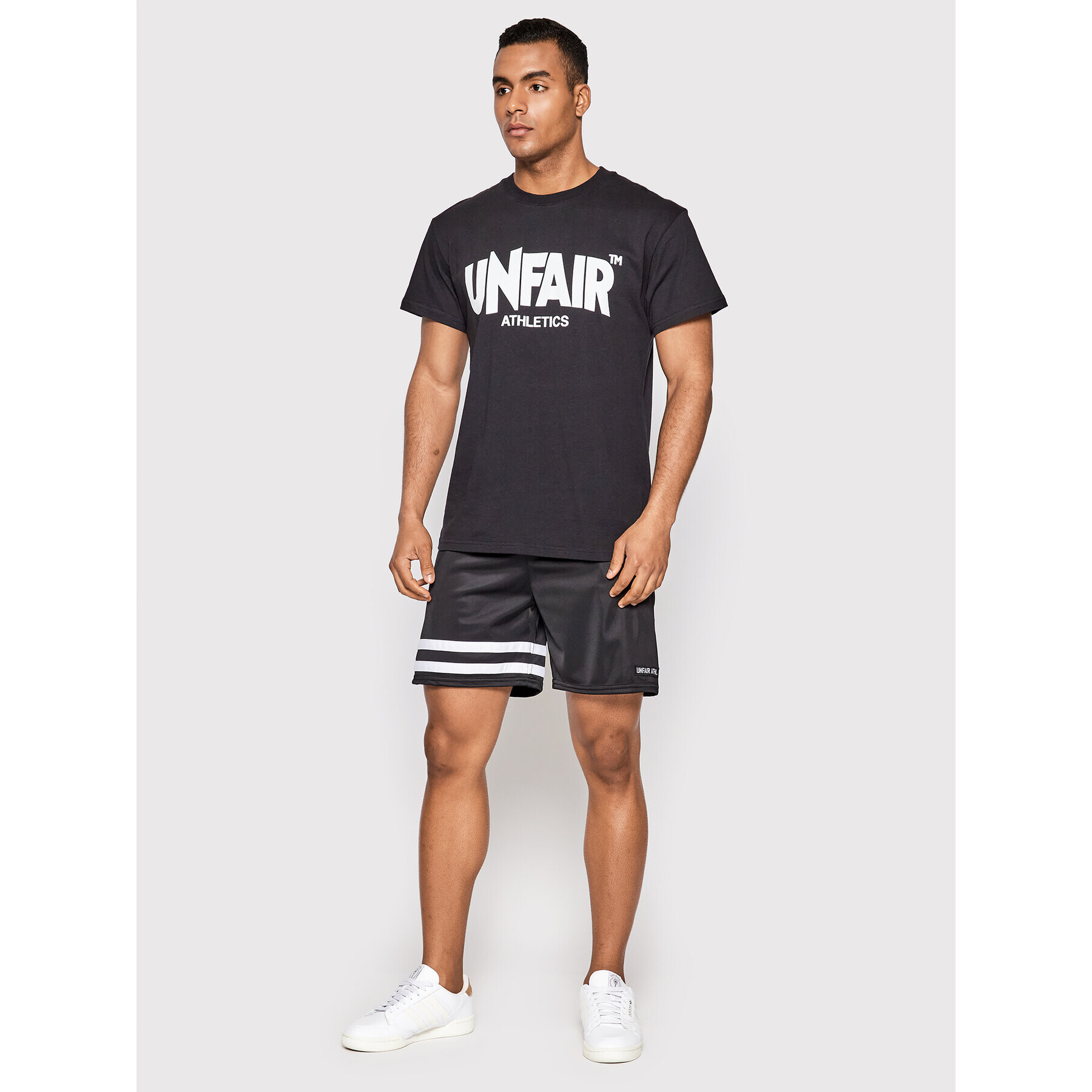 Unfair Athletics Pantaloni scurți sport UNFR18-024 Negru Regular Fit - Pled.ro