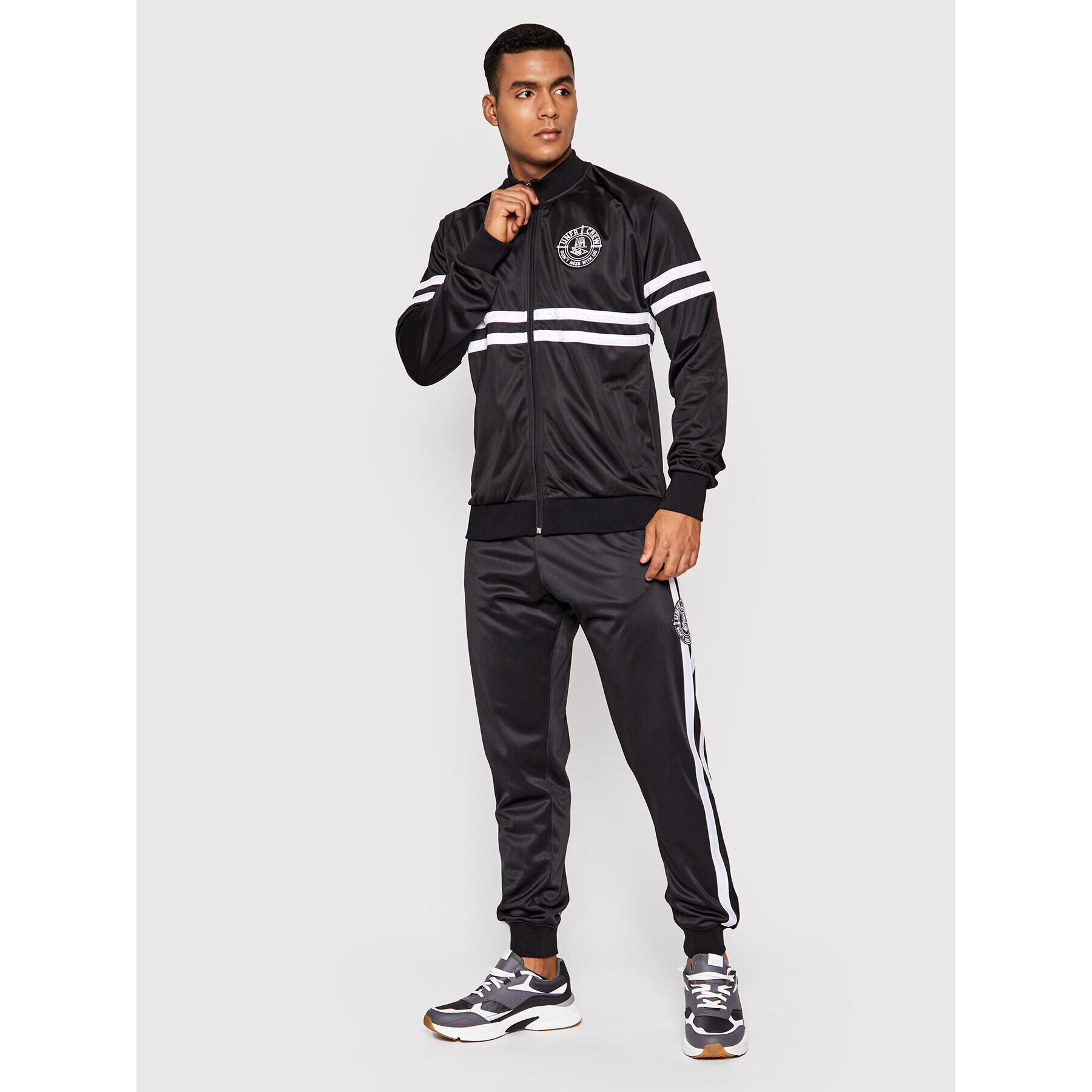 Unfair Athletics Pantaloni trening UNFR21-167 Negru Regular Fit - Pled.ro