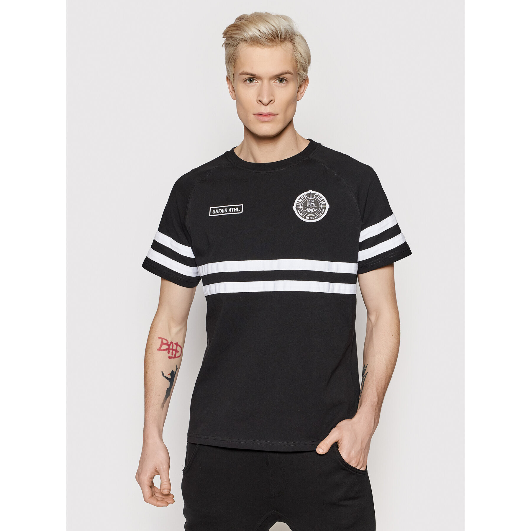 Unfair Athletics Tricou UNFR19-013 Negru Regular Fit - Pled.ro