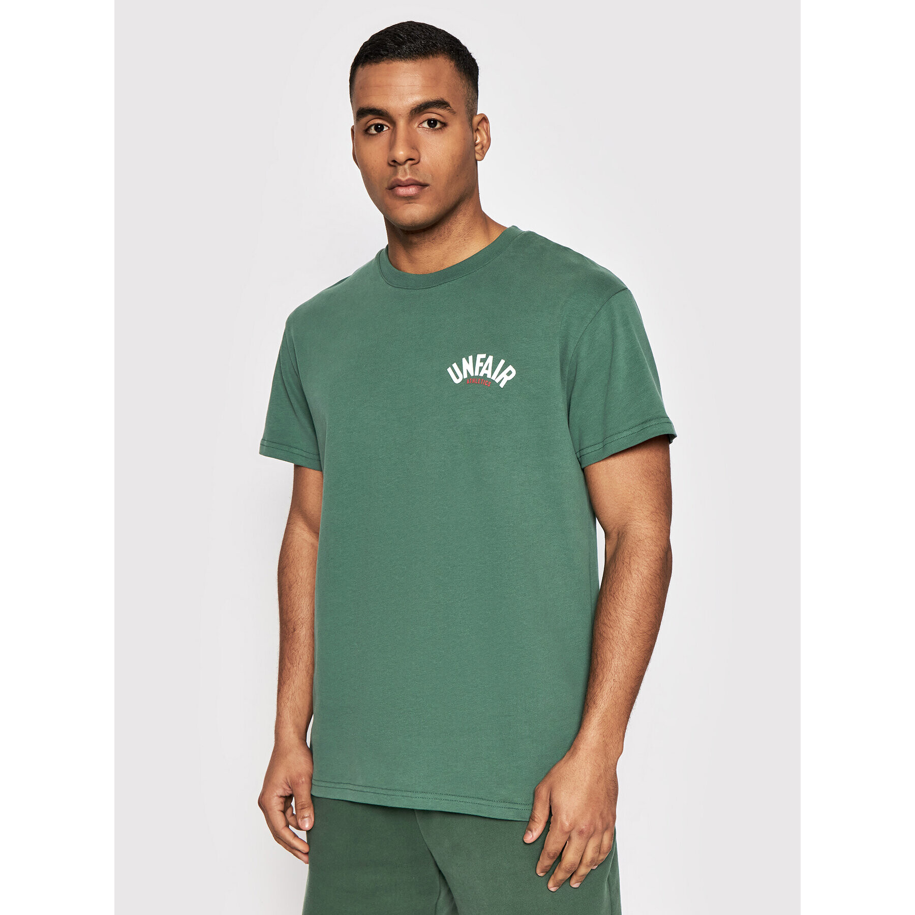 Unfair Athletics Tricou UNFR22-007 Verde Regular Fit - Pled.ro