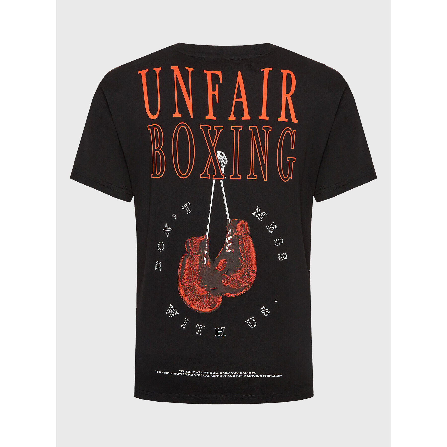 Unfair Athletics Tricou UNFR23-008 Negru Regular Fit - Pled.ro