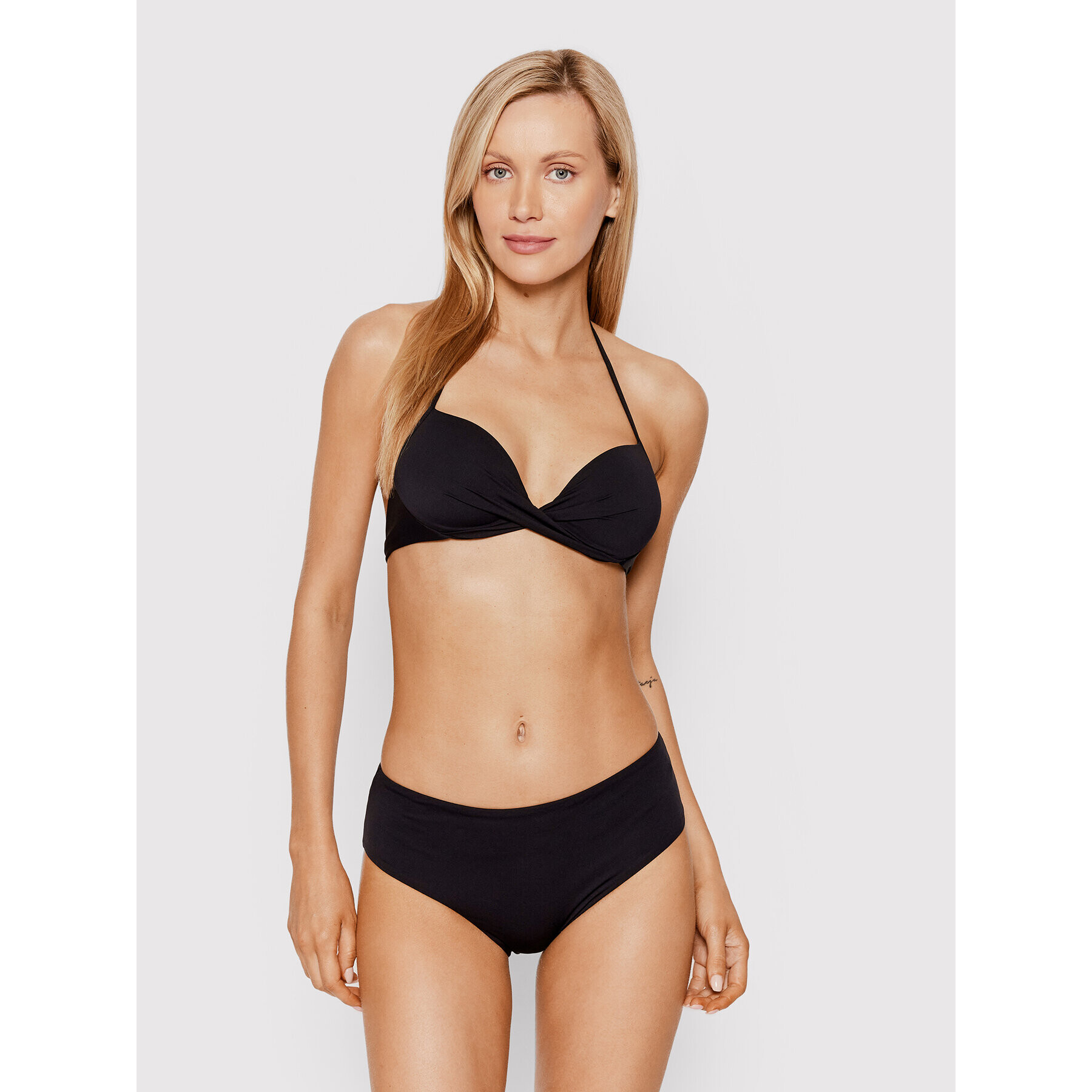 United Colors Of Benetton Bikini partea de jos 3P5H5S1BQ Negru - Pled.ro