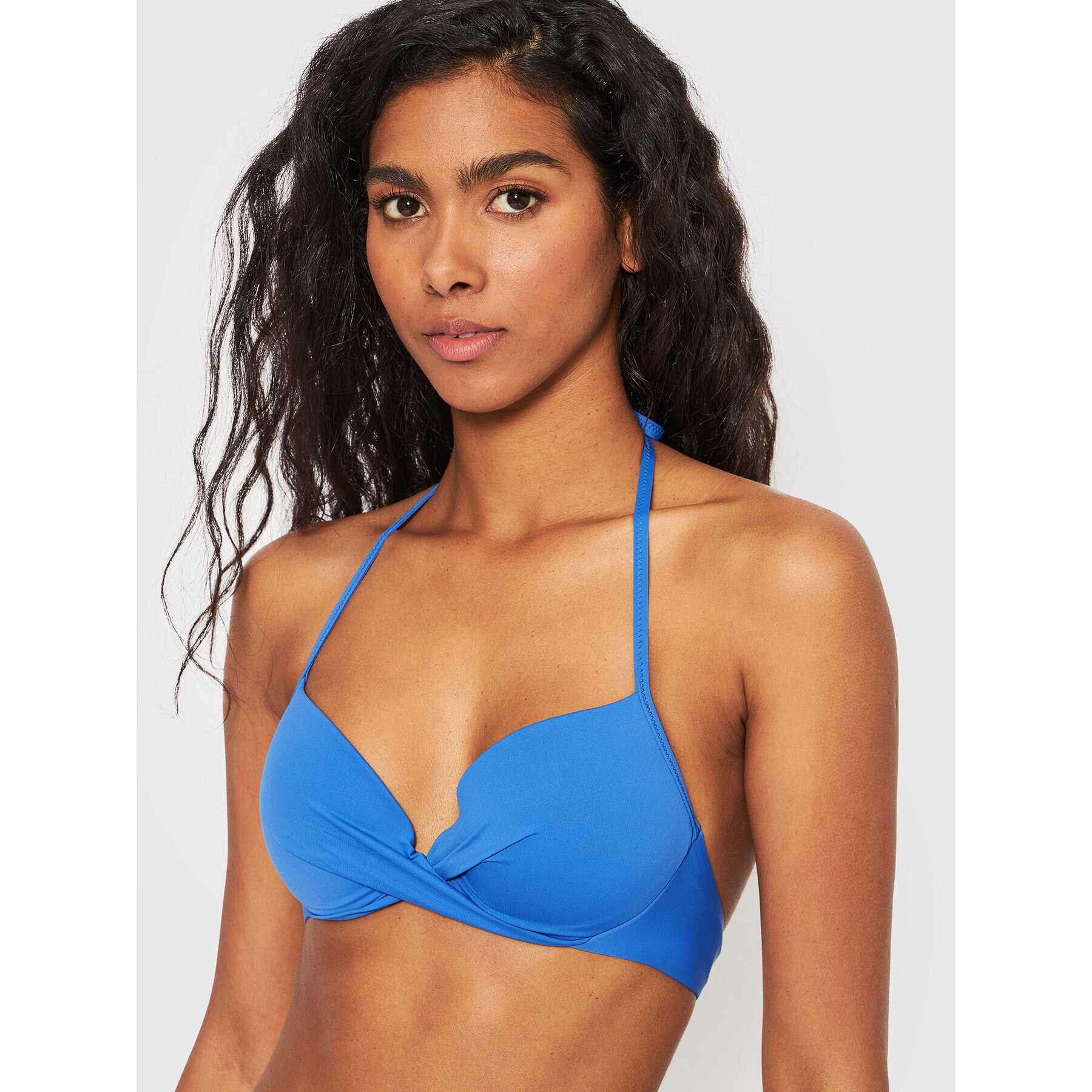 United Colors Of Benetton Bikini partea de sus 3P5H5R00Q Albastru - Pled.ro