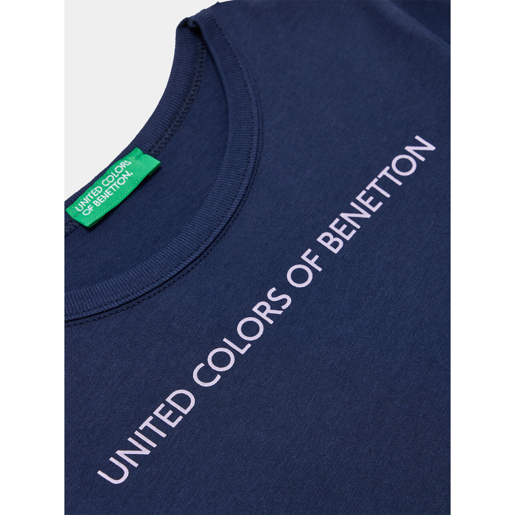 United Colors Of Benetton Bluză 3096C10D3 Bleumarin Regular Fit - Pled.ro