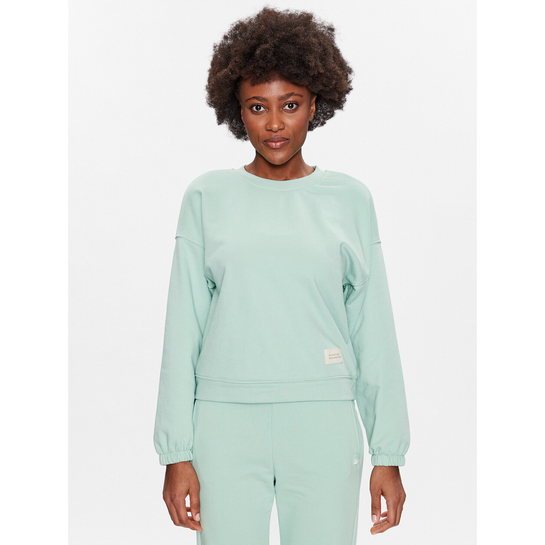 United Colors Of Benetton Bluză 31NB3M03M Verde Regular Fit - Pled.ro