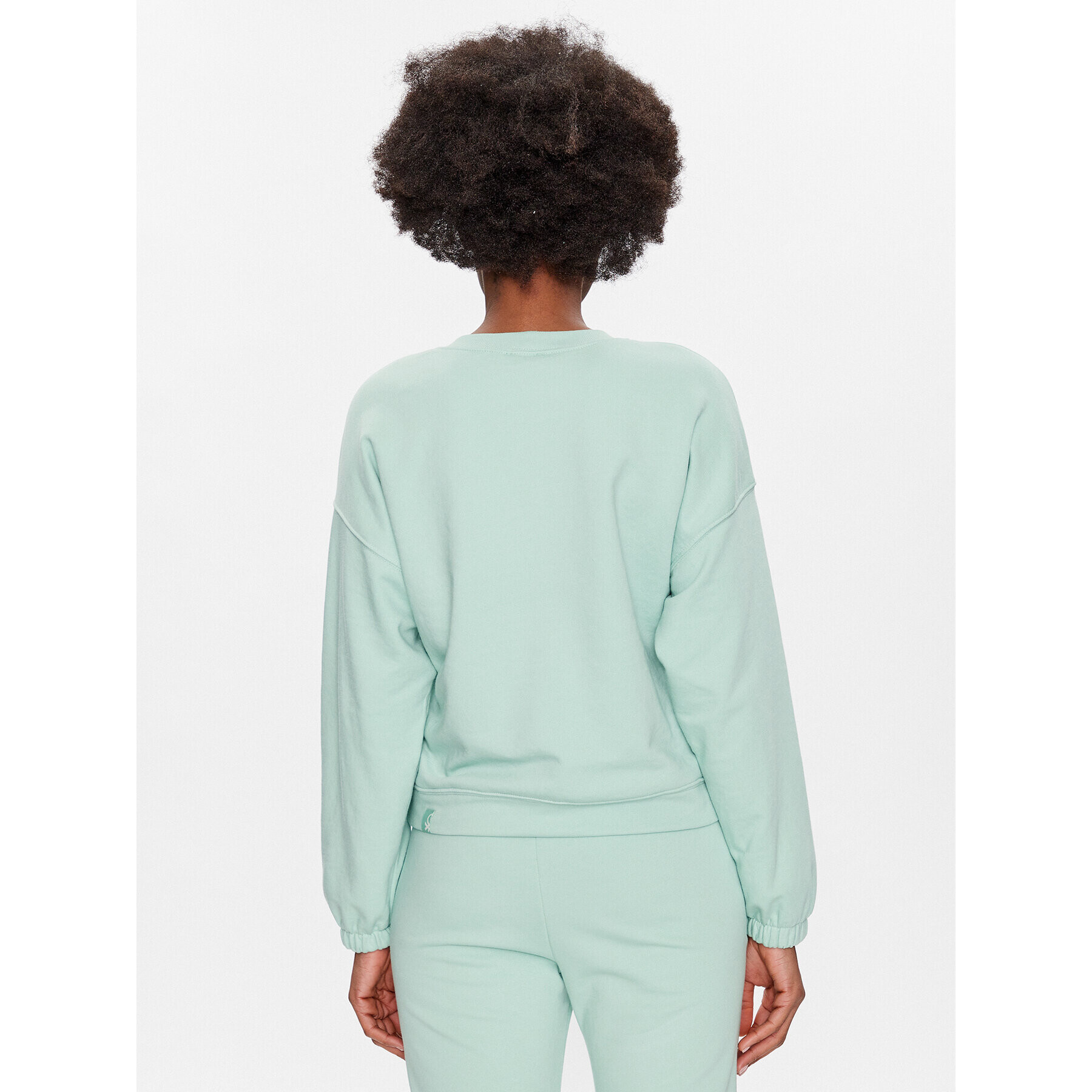 United Colors Of Benetton Bluză 31NB3M03M Verde Regular Fit - Pled.ro