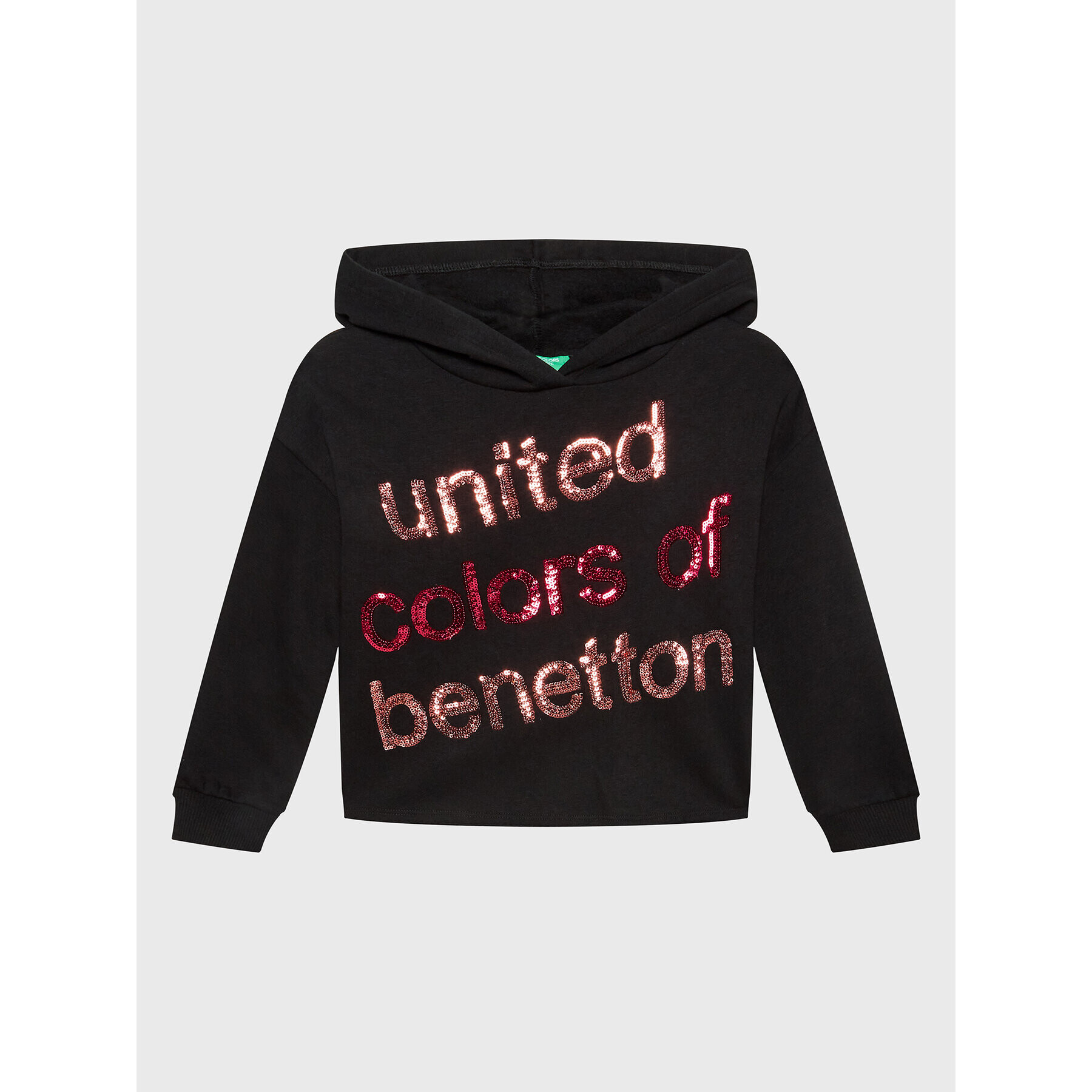 United Colors Of Benetton Bluză 35TMC201N Negru Regular Fit - Pled.ro