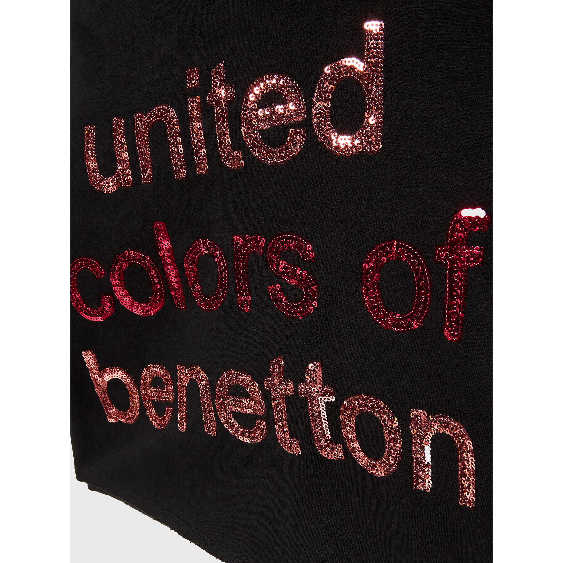 United Colors Of Benetton Bluză 35TMC201N Negru Regular Fit - Pled.ro