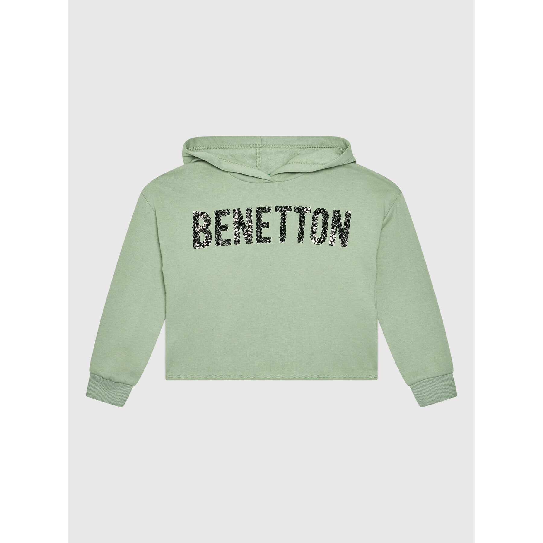 United Colors Of Benetton Bluză 39M2C200F Verde Regular Fit - Pled.ro