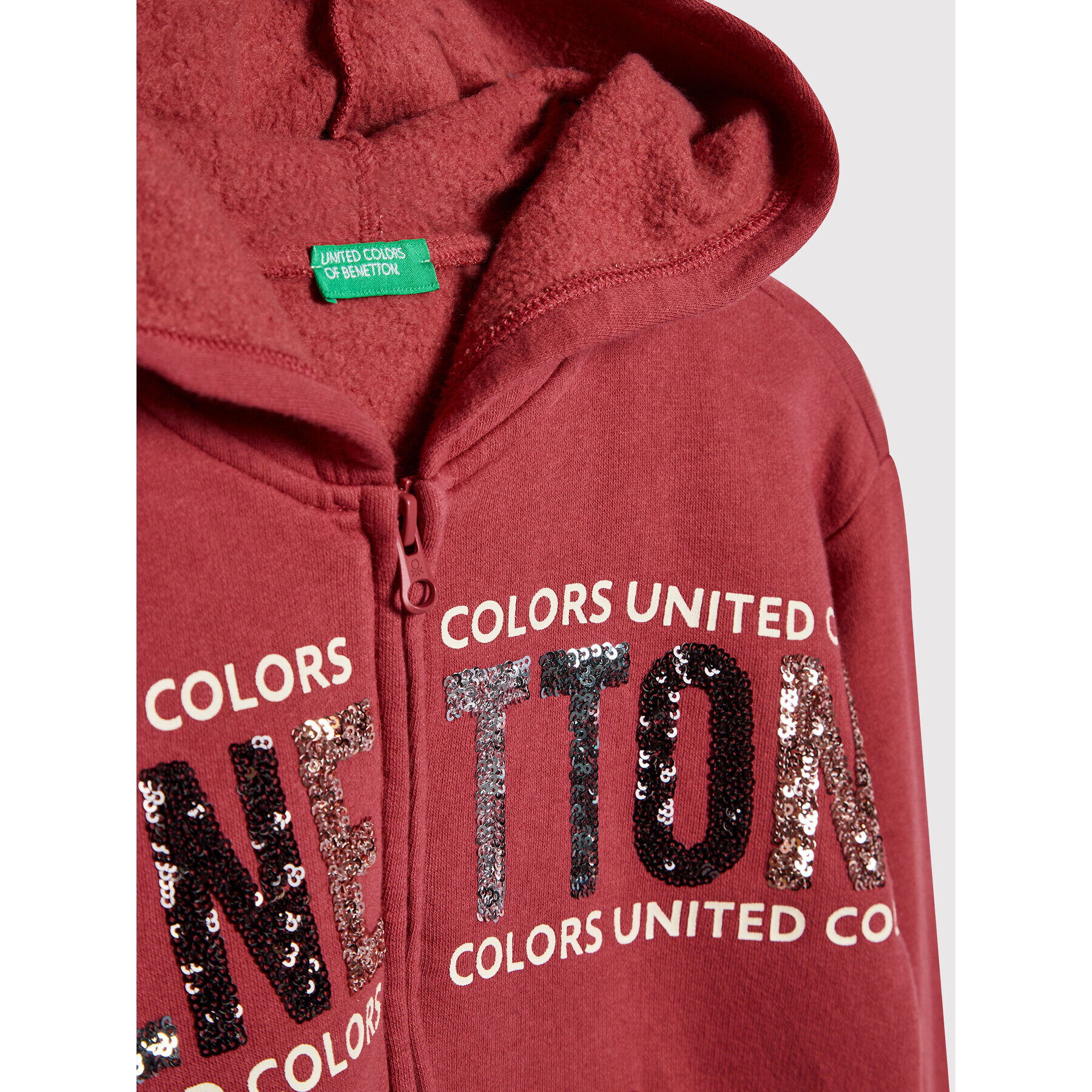 United Colors Of Benetton Bluză 39M2C5996 Vișiniu Regular Fit - Pled.ro