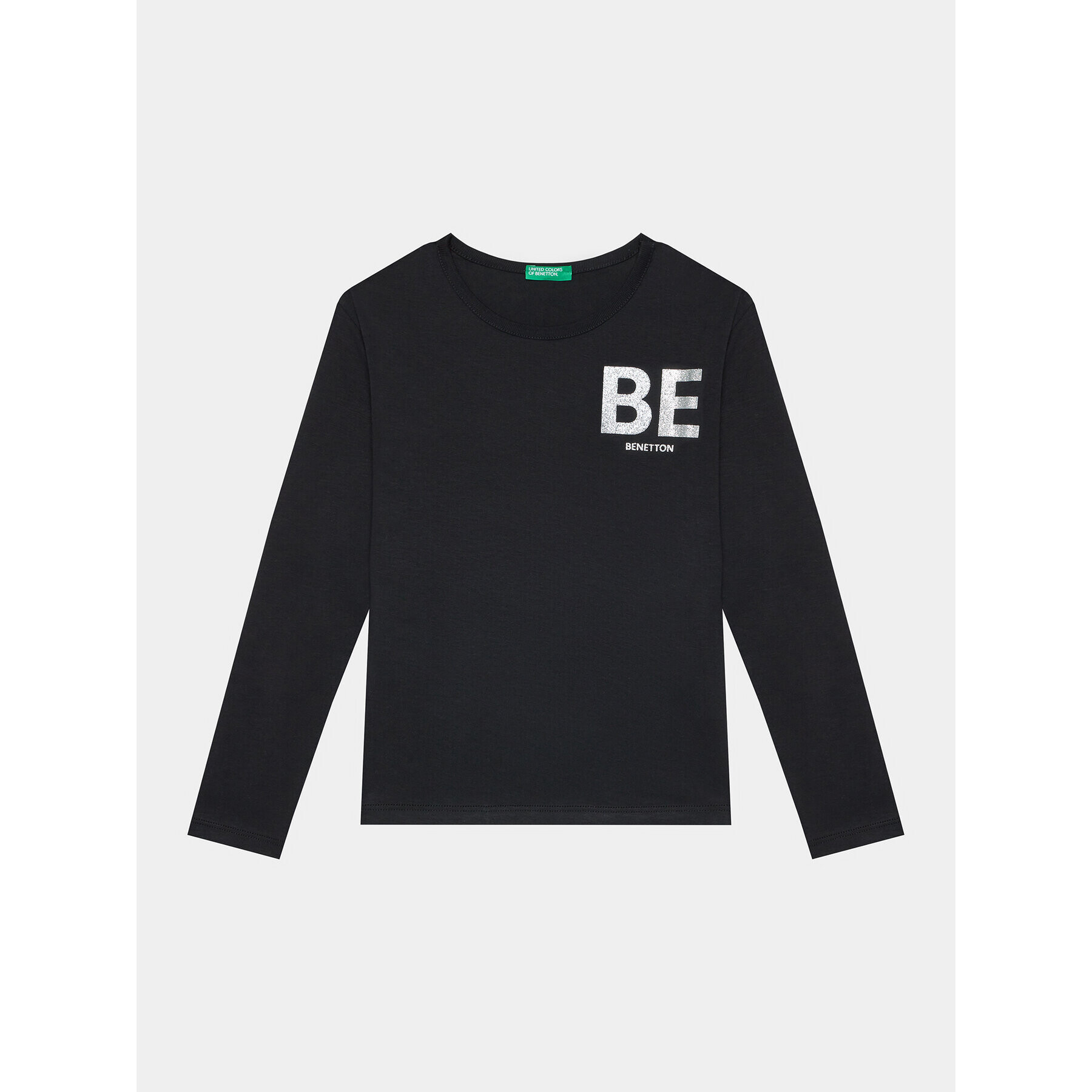 United Colors Of Benetton Bluză 3ATNC10EH Negru Regular Fit - Pled.ro