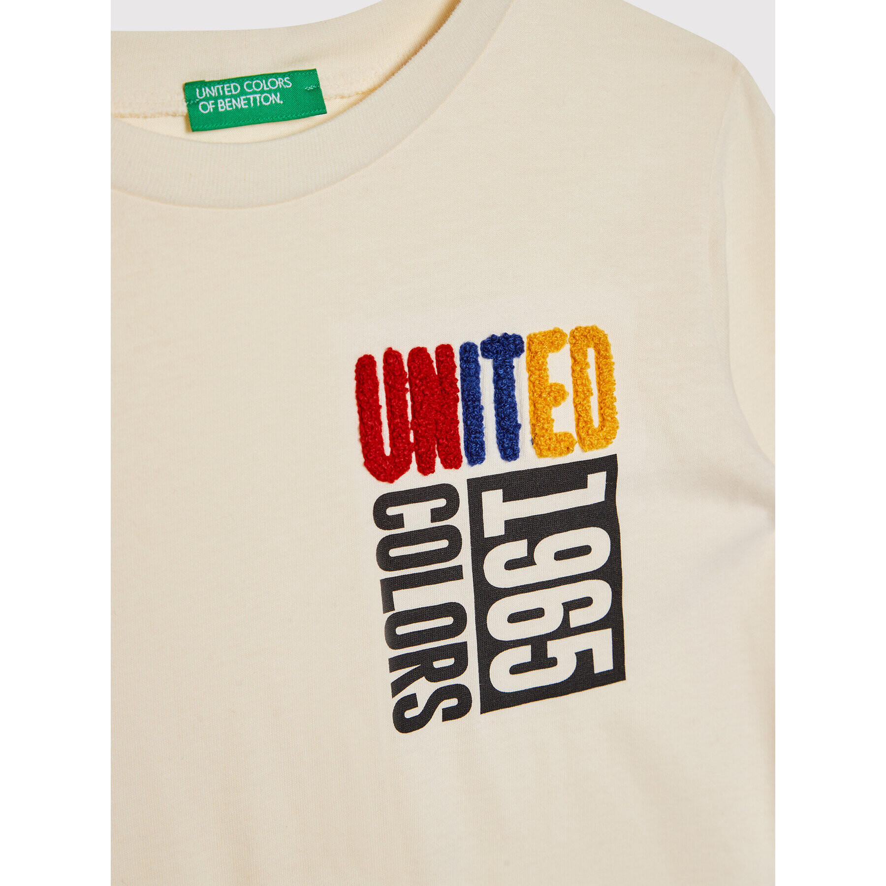 United Colors Of Benetton Bluză 3ATNC15EI Bej Regular Fit - Pled.ro