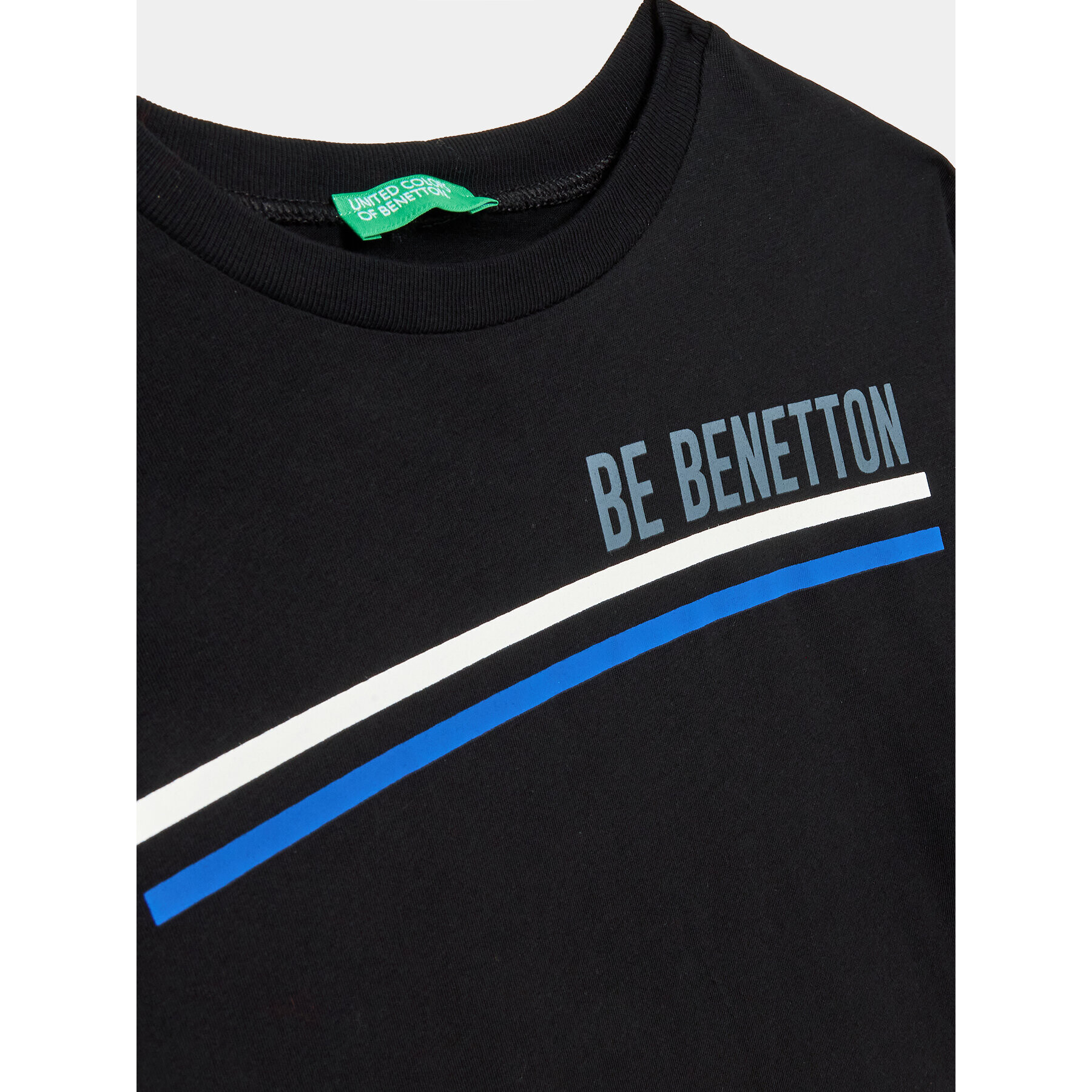 United Colors Of Benetton Bluză 3I1XC10D7 Negru Regular Fit - Pled.ro