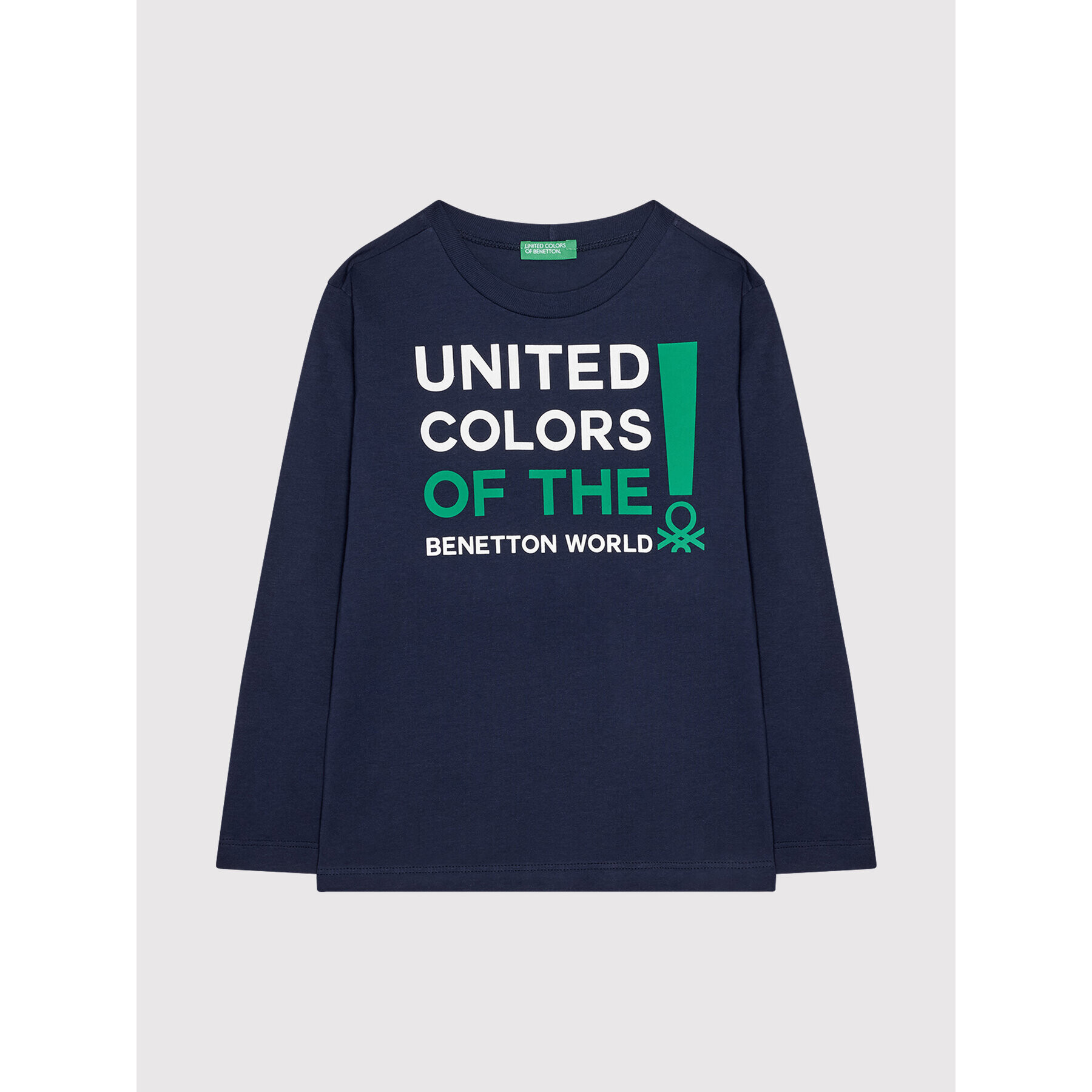 United Colors Of Benetton Bluză 3I1XC151S Bleumarin Relaxed Fit - Pled.ro