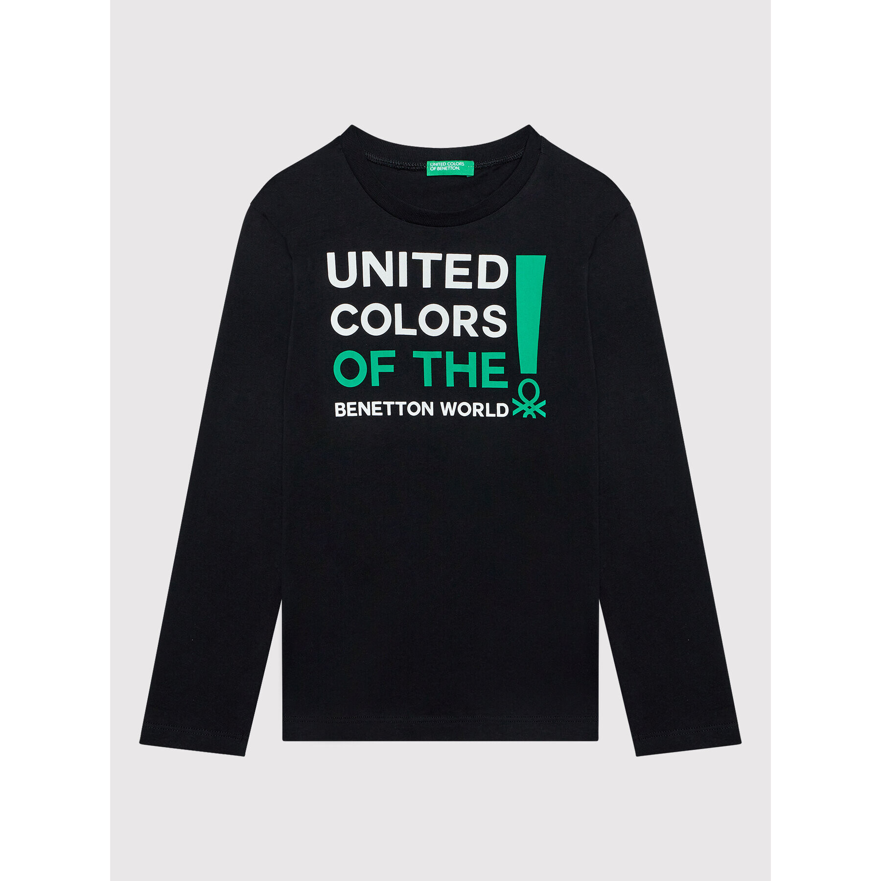 United Colors Of Benetton Bluză 3I1XC151S Negru Regular Fit - Pled.ro