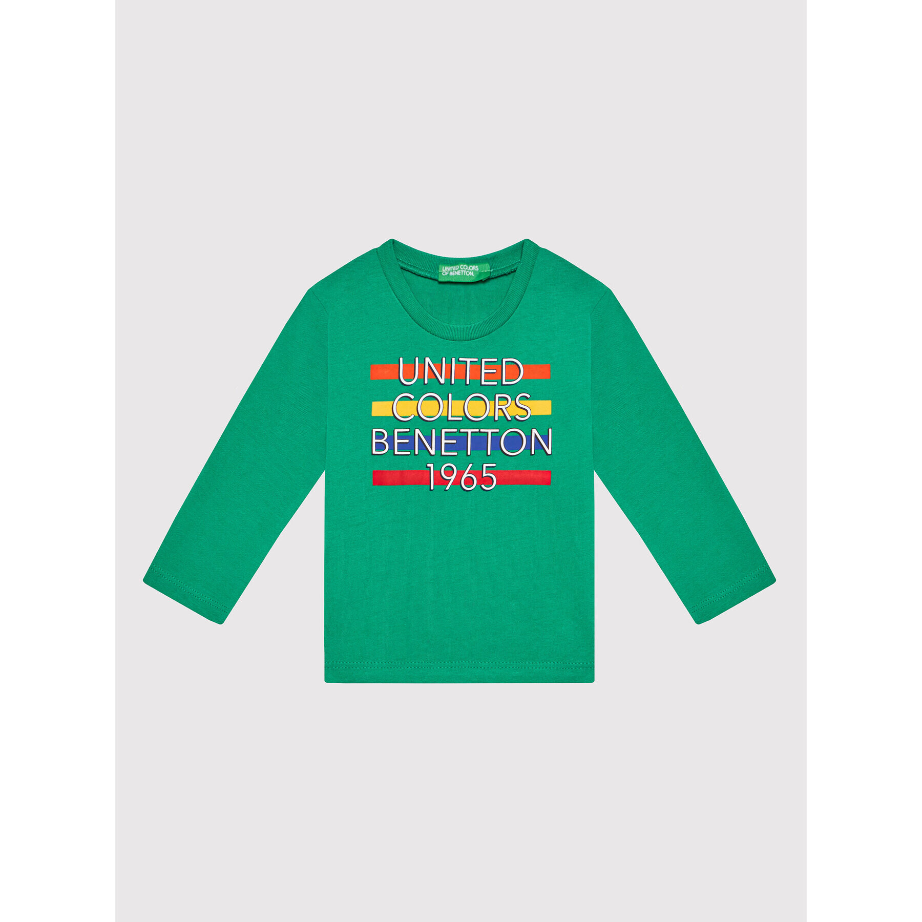 United Colors Of Benetton Bluză 3I1XC155S Verde Regular Fit - Pled.ro