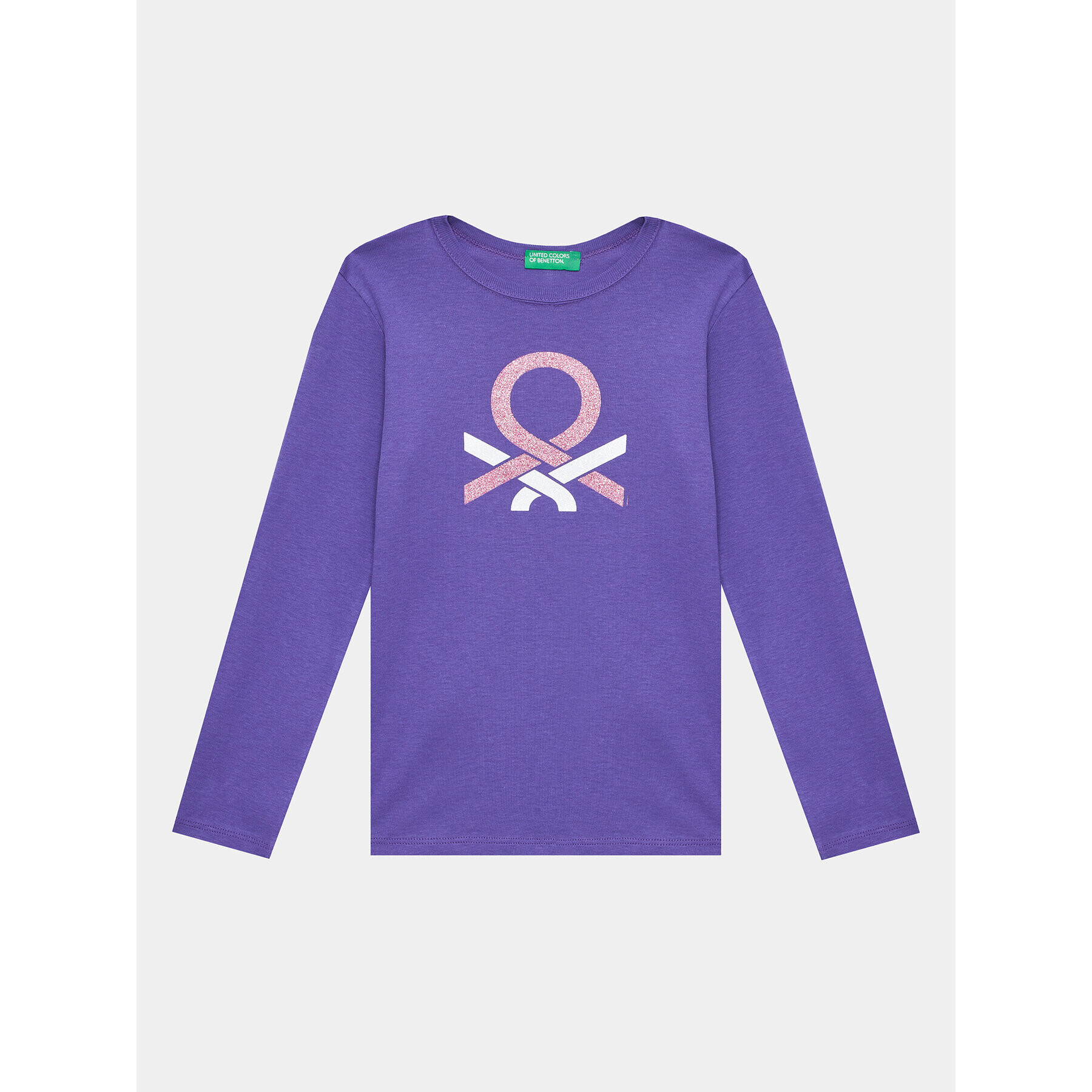 United Colors Of Benetton Bluză 3I9WC10CX Violet Regular Fit - Pled.ro