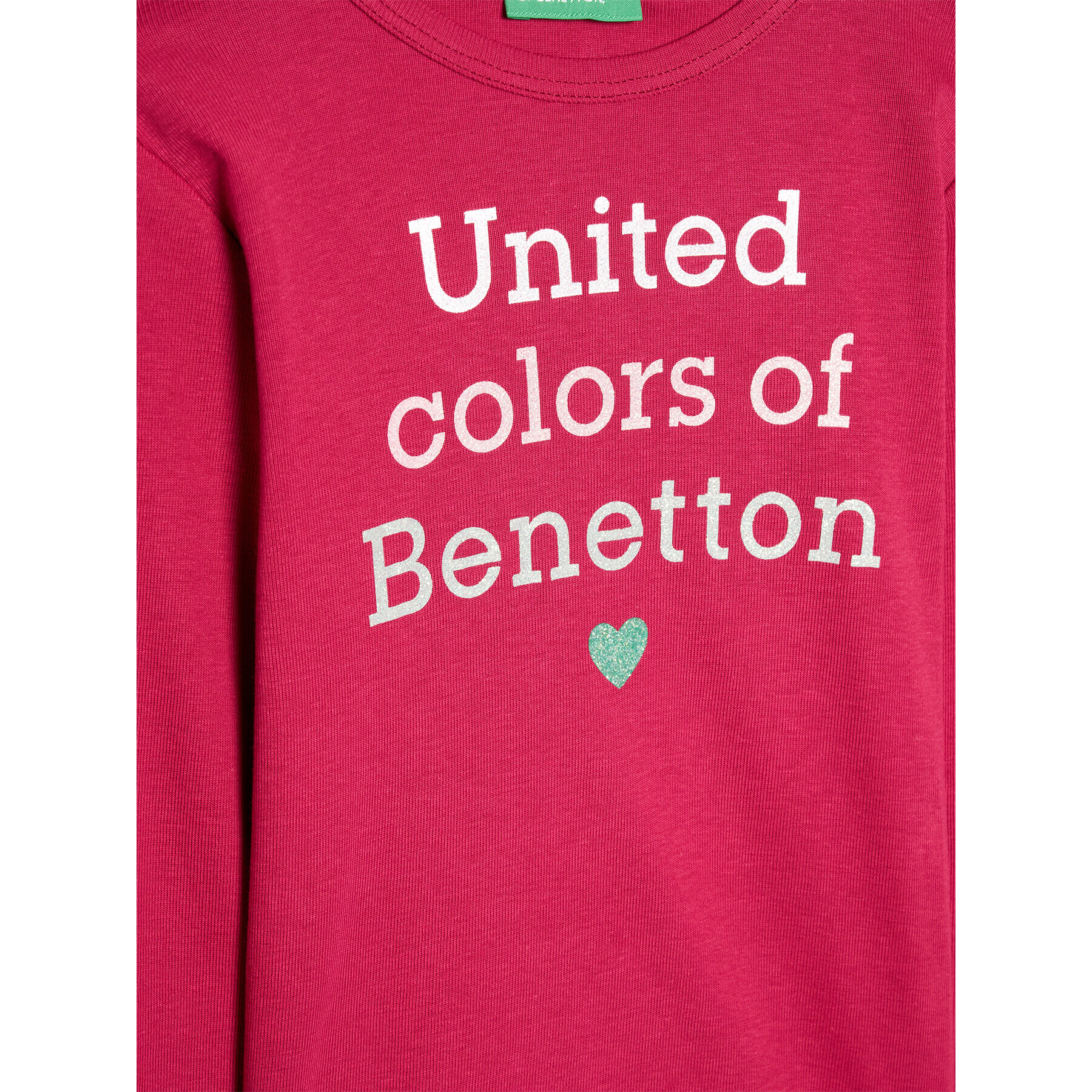 United Colors Of Benetton Bluză 3I9WC15BM Roz Regular Fit - Pled.ro