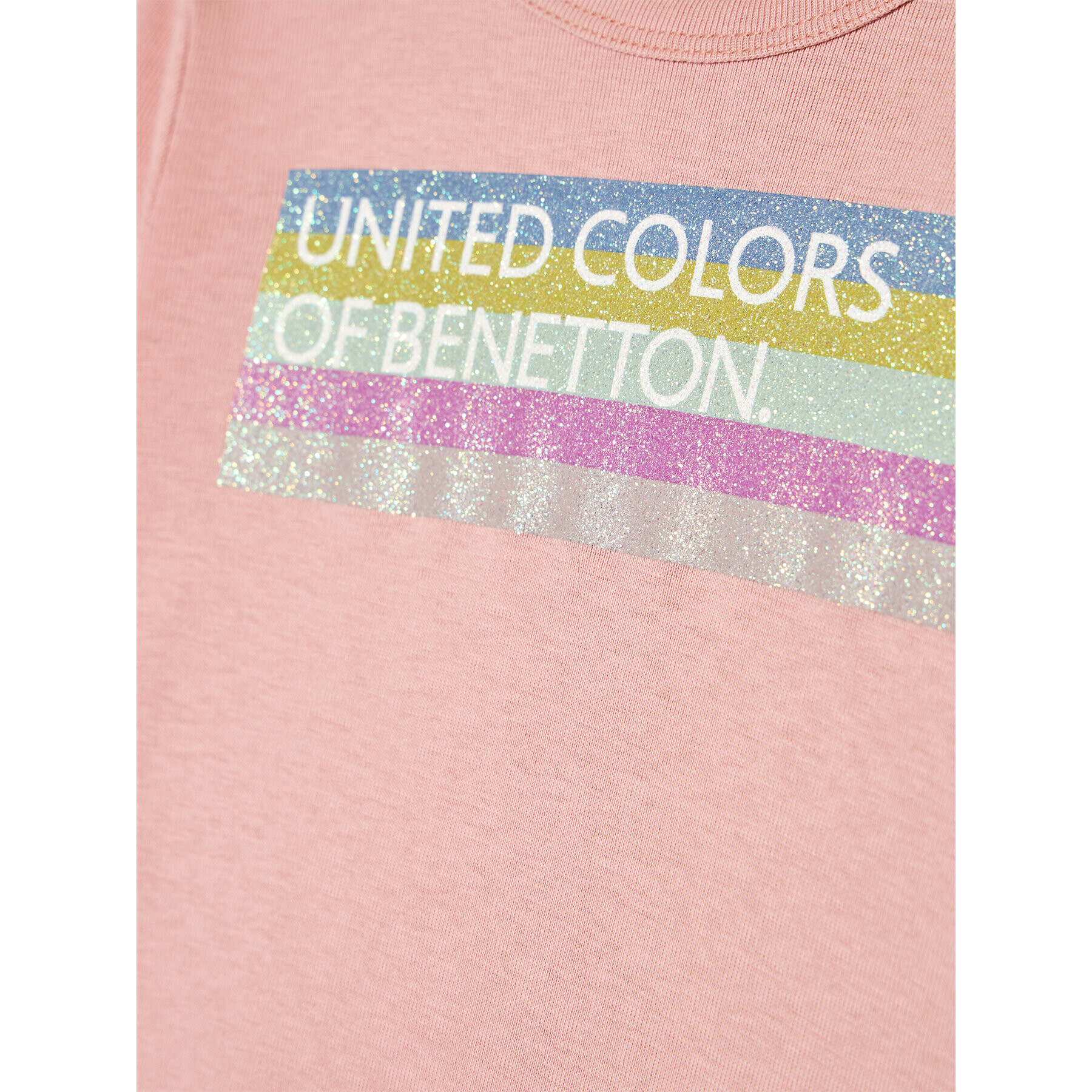 United Colors Of Benetton Bluză 3I9WC15BM Roz Regular Fit - Pled.ro